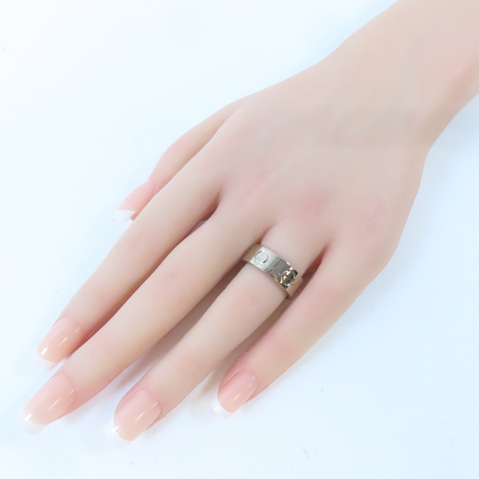 CARTIER 18K白金Astro Love Ring戒指Cartier#53/US#6.5