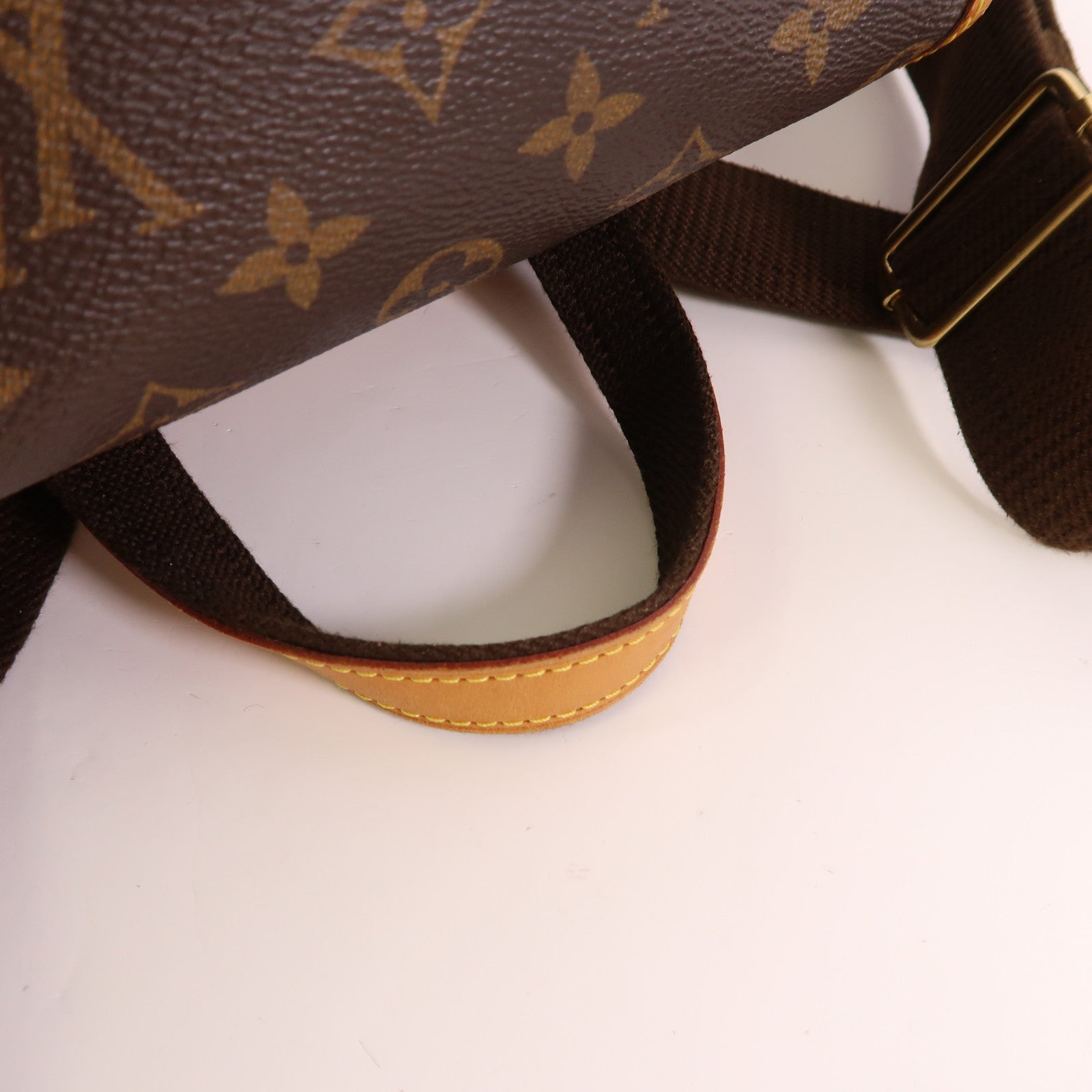 LOUIS VUITTON Monogram Sac A Dos Bosphore金扣背包棕色