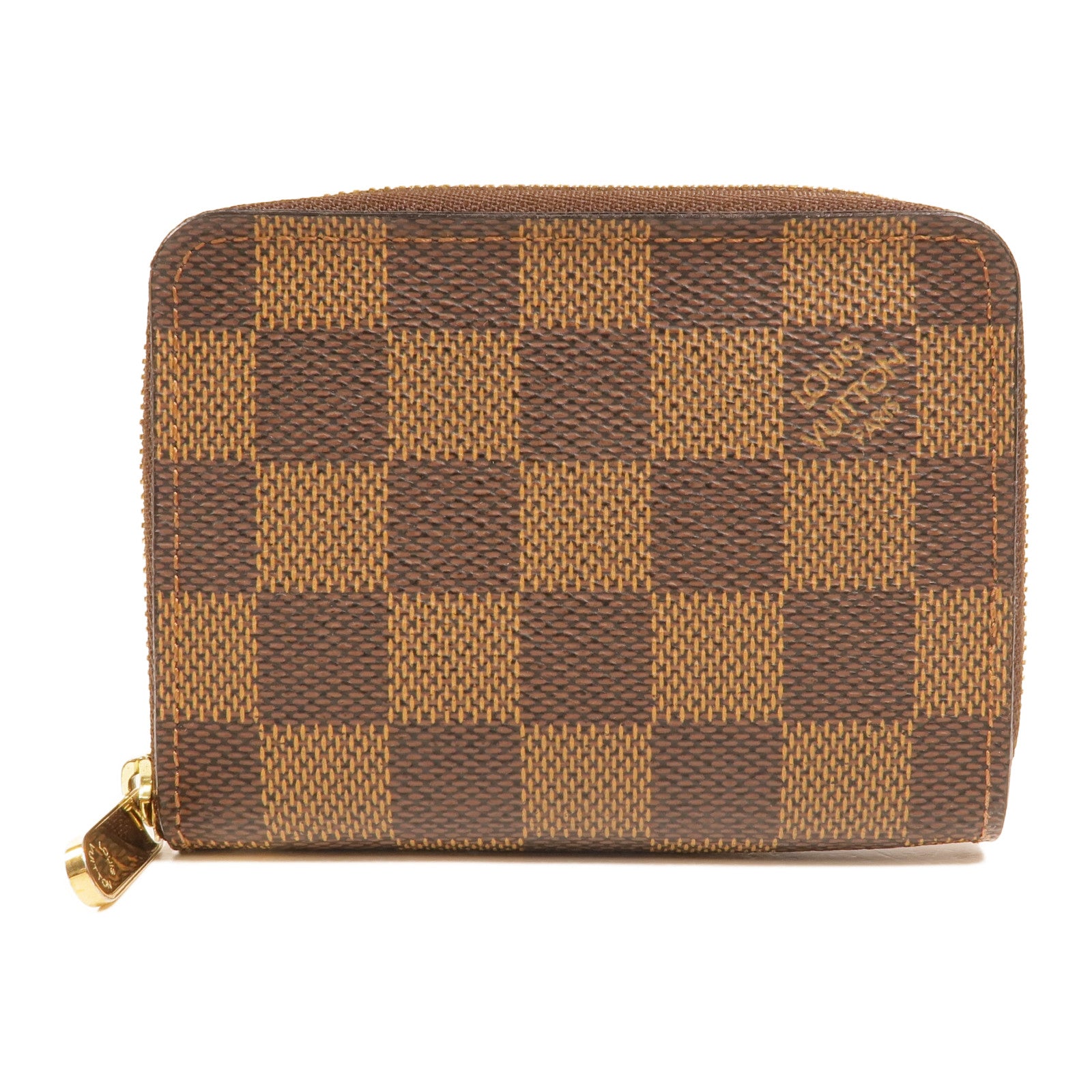 LOUIS VUITTON Damier Zippy Coin Purse金扣零錢包