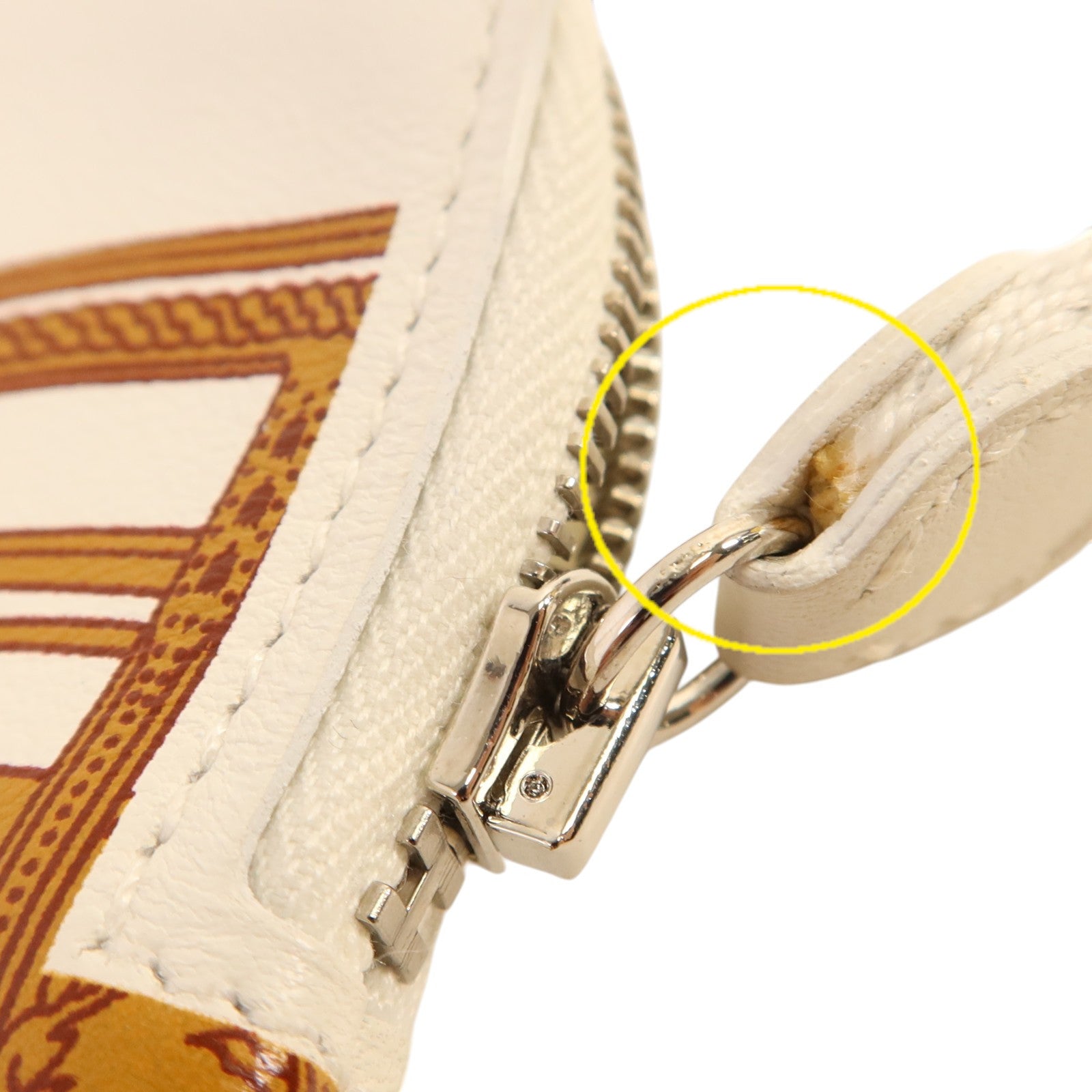 HERMES Swift皮革Carre Pocket Pouch銀扣手拿包