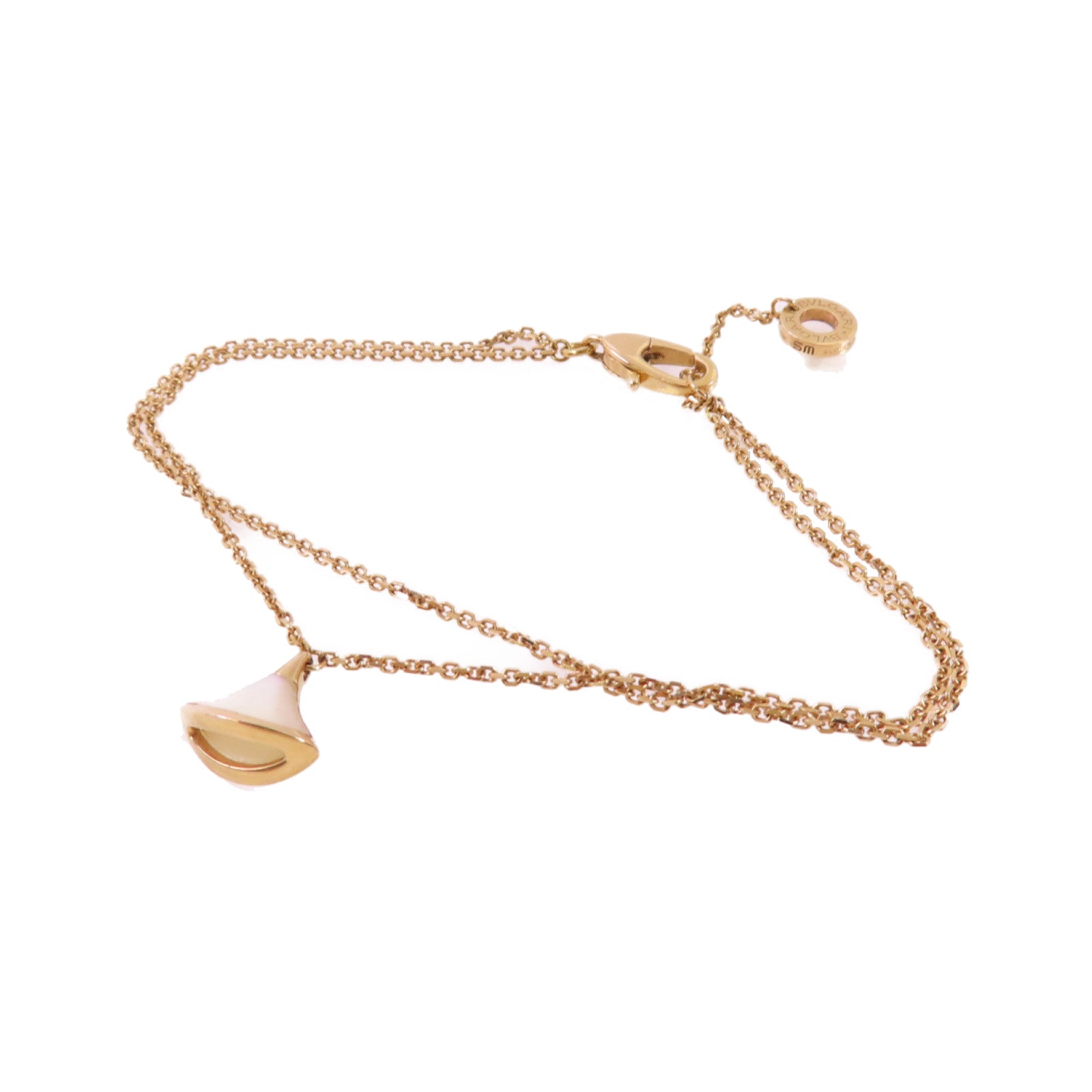 BVLGARI 18K玫瑰金/珍珠母Mother of Pearl Divas Dream Bracelet手鏈