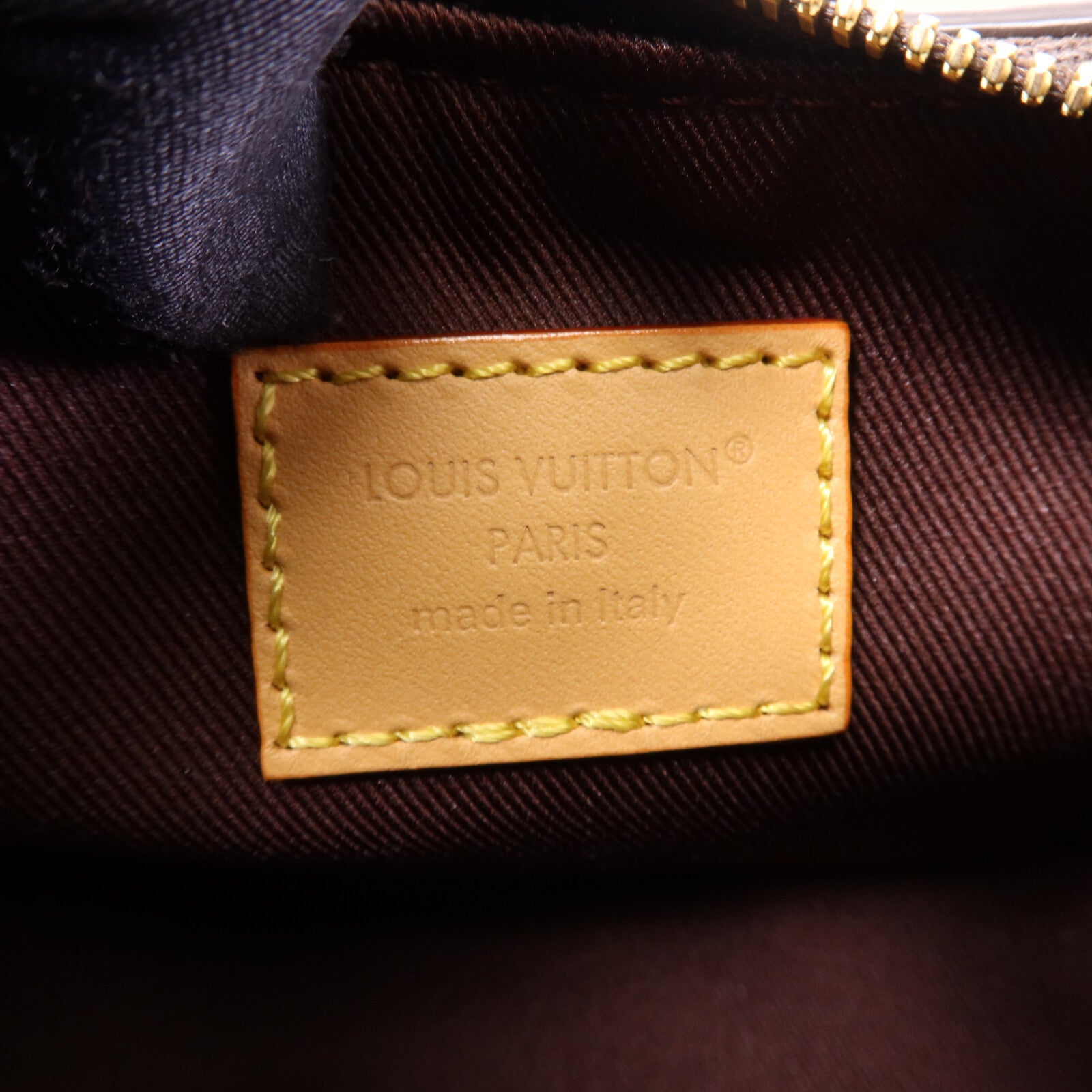 LOUIS VUITTON Monogram Nano Boulogne金扣鏈帶肩背袋