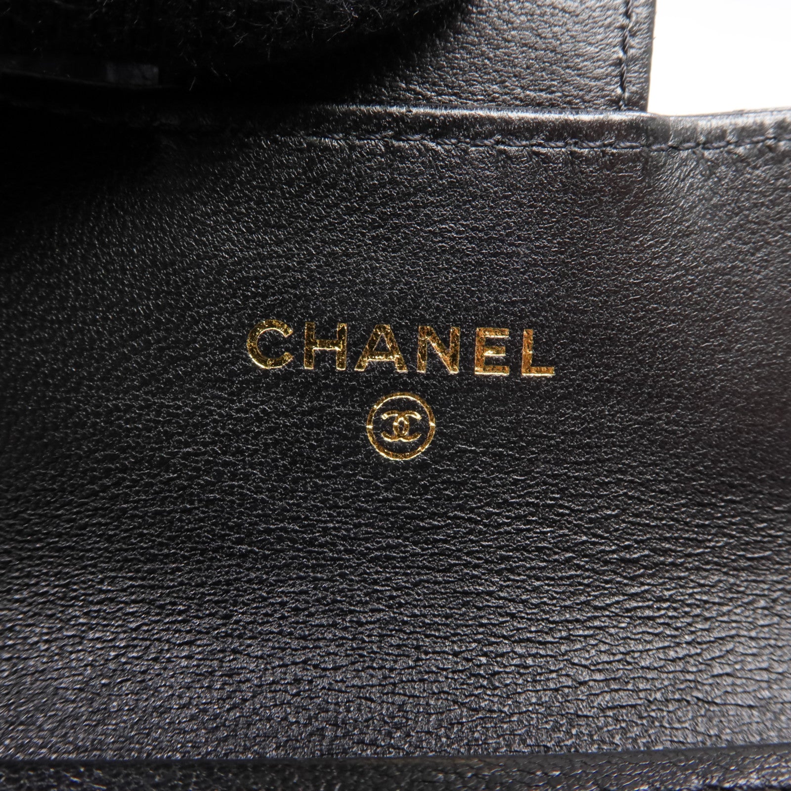 CHANEL 羊皮皮革Card Case金扣卡片套