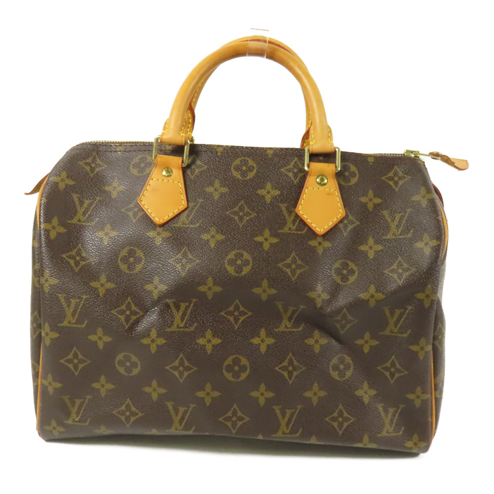 LOUIS VUITTON Monogram Speedy 30金扣手挽袋