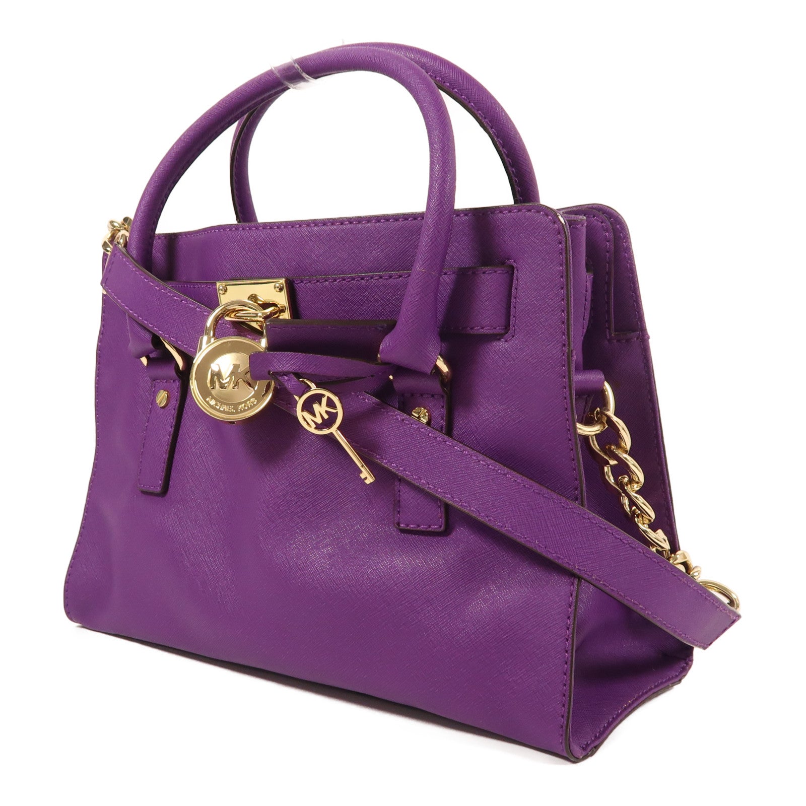 Michael Kors 【激減優惠】皮革2 Way Shoulder金扣手挽肩背兩用袋