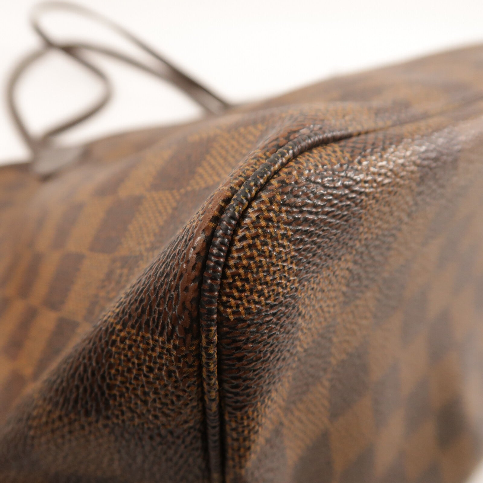 LOUIS VUITTON Damier Neverfull MM金扣手挽袋/肩背袋