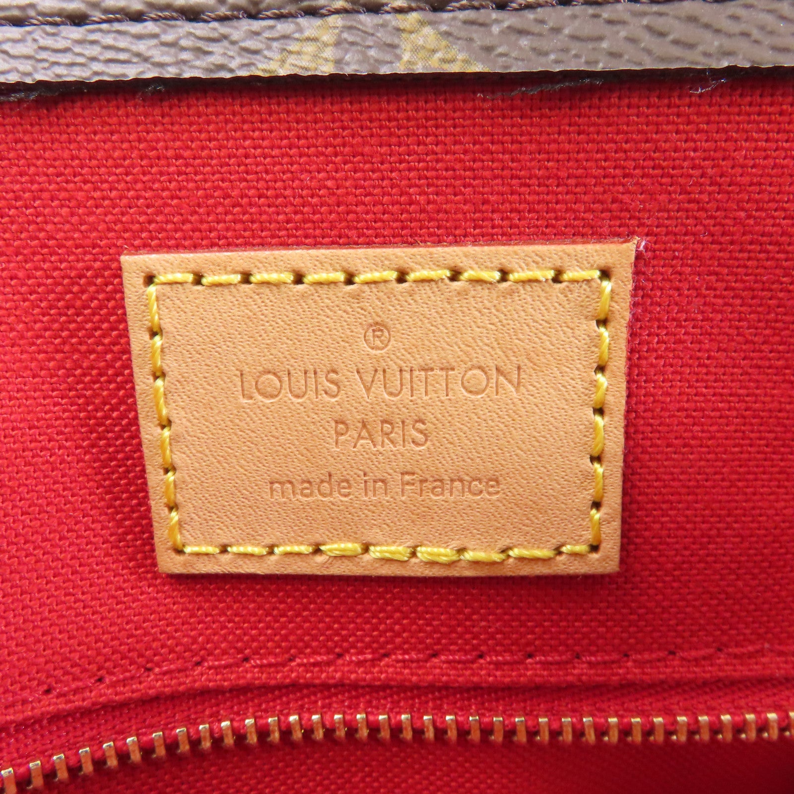 LOUIS VUITTON Monogram Sac Plat BB金扣手挽肩背兩用袋棕色