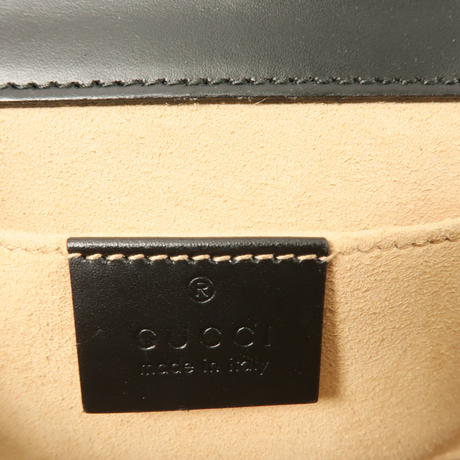 GUCCI 牛皮皮革Padlock鏈帶肩背袋