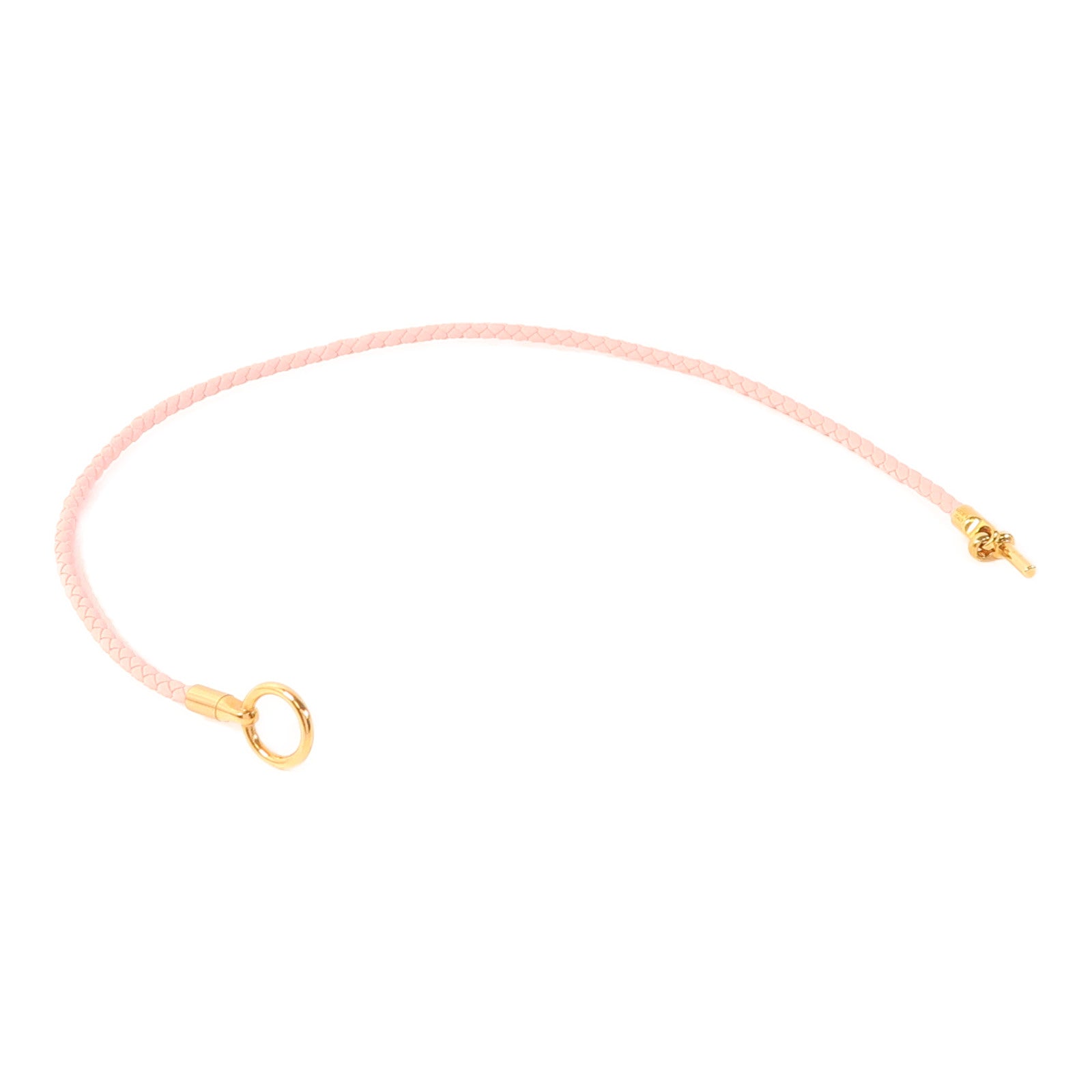 HERMES 牛皮皮革Glenan Double Tour Bracelet金扣手帶