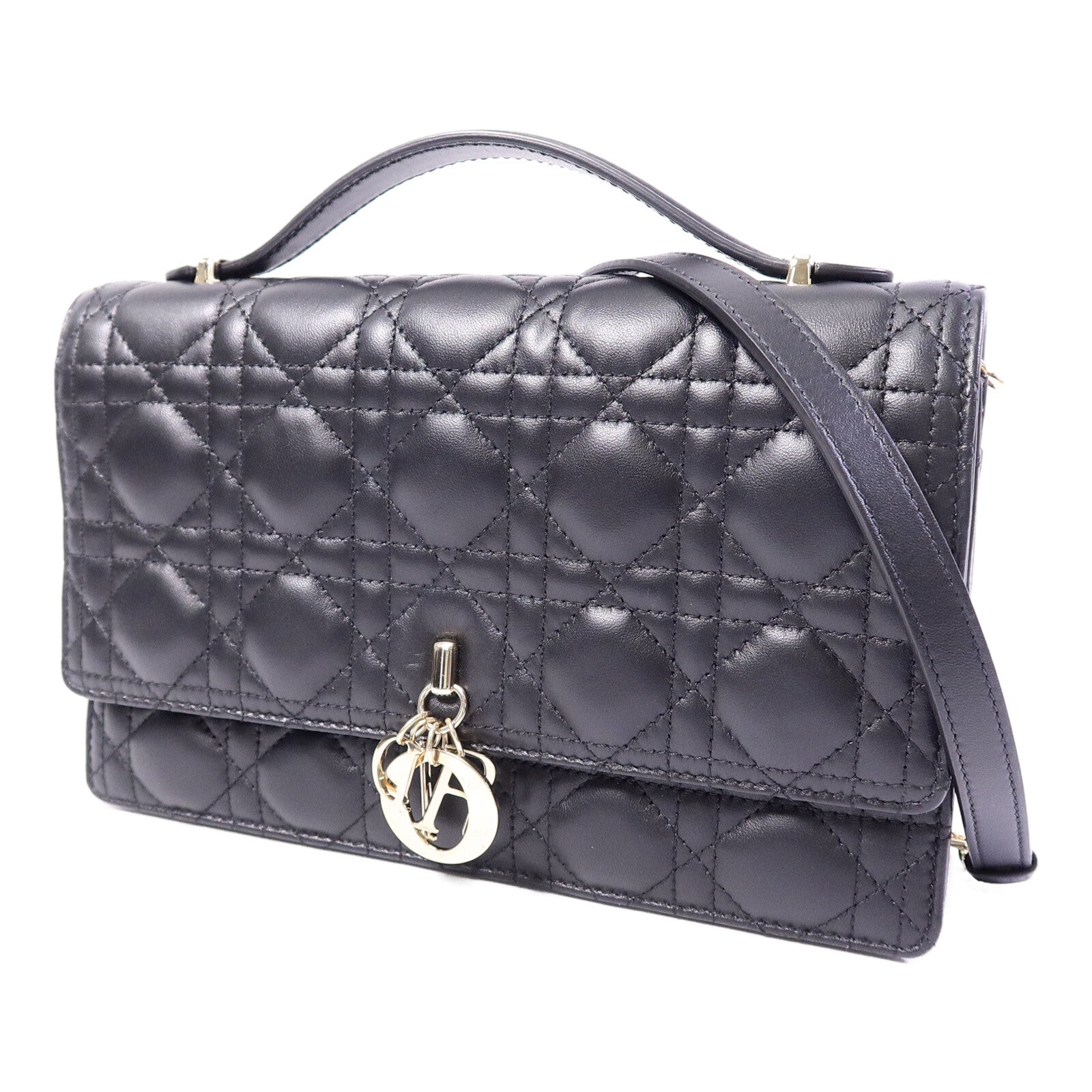 Dior 羊皮皮革My Dior Top Handle手挽肩背兩用袋