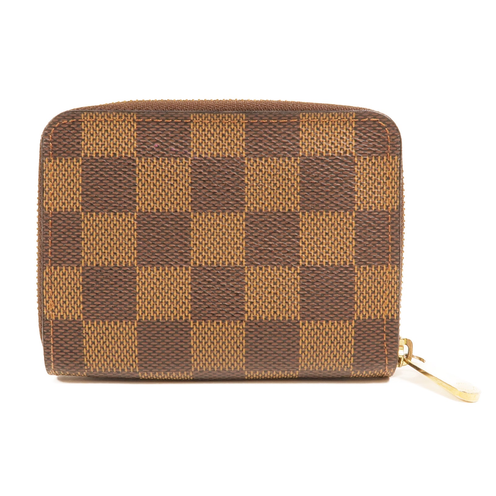LOUIS VUITTON Damier Zippy Coin Purse金扣零錢包