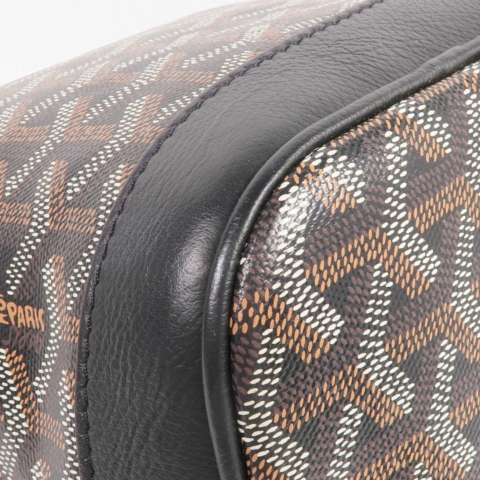 GOYARD 塗層帆布Petit Flot Bucket銀扣肩背袋