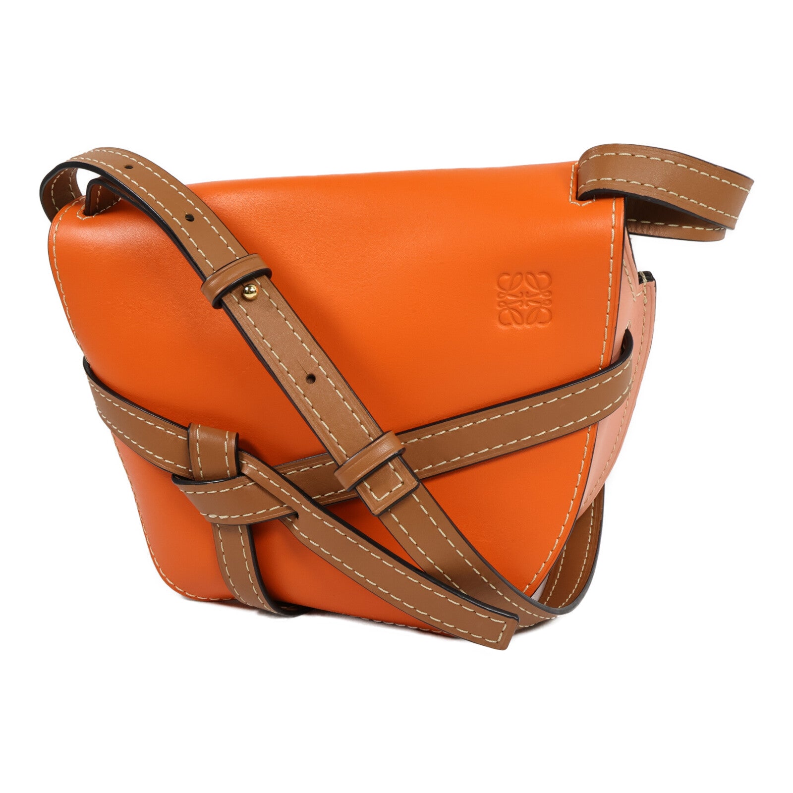 LOEWE 牛皮皮革Gate Medium肩背袋