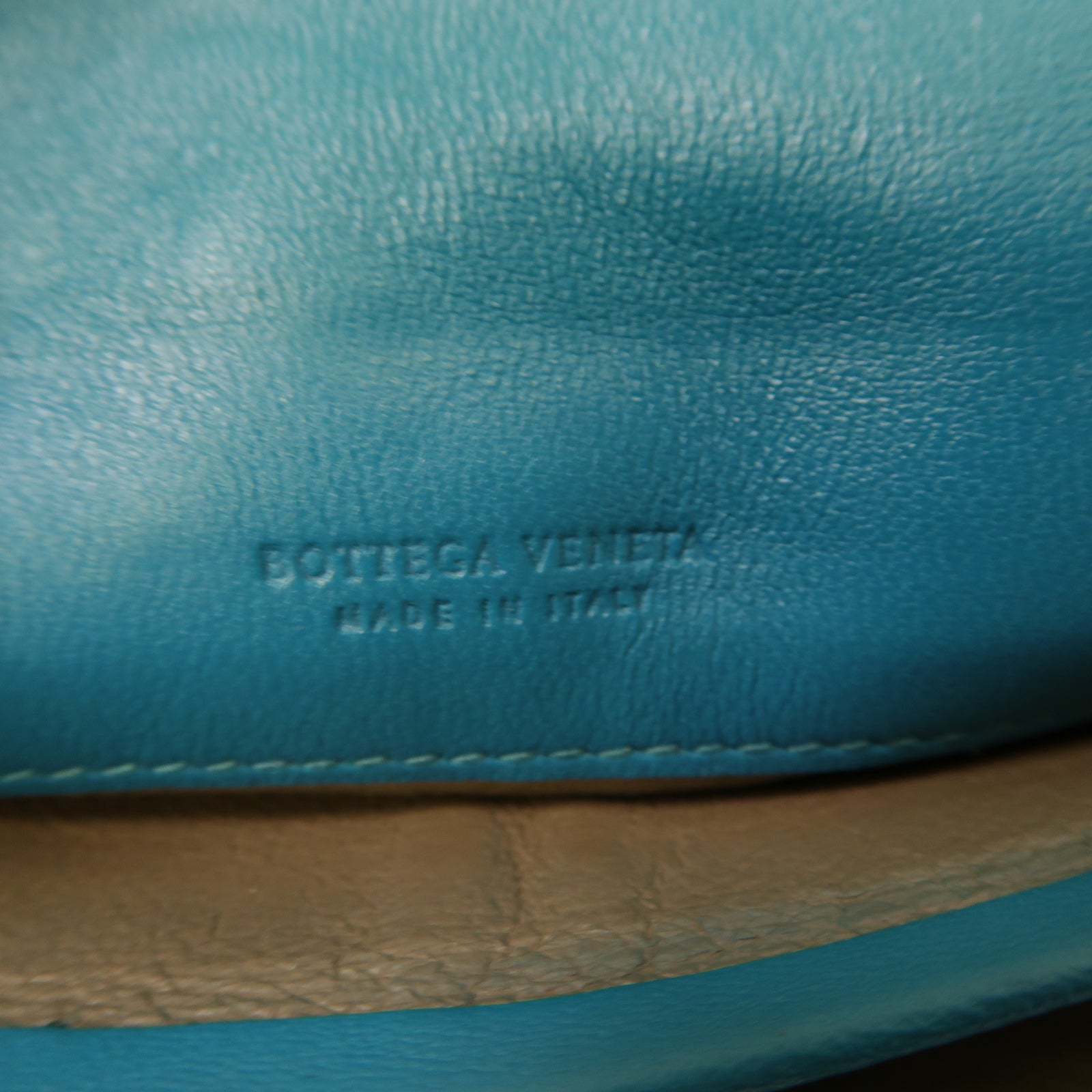 BOTTEGA VENETA 【激減優惠】蛇皮皮革/牛皮皮革Long Wallet銀扣長錢包藍色