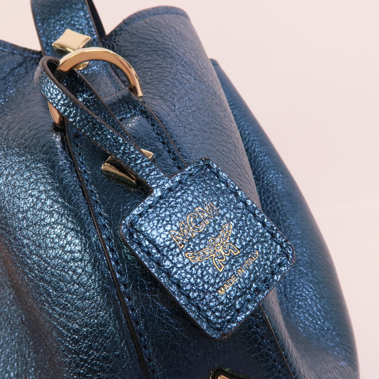 MCM 牛皮皮革2 Way Shoulder Bag手挽肩背兩用袋