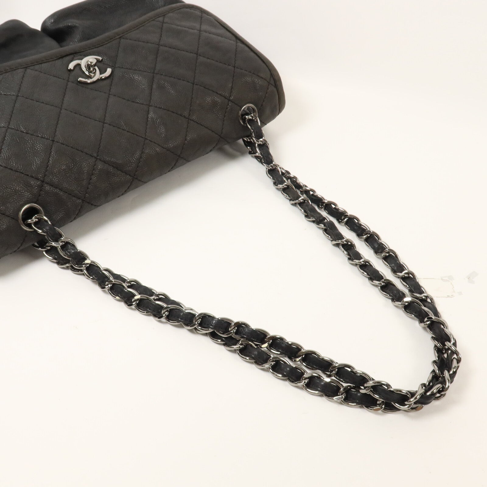 CHANEL 牛皮皮革Chain Shoulder鏈帶肩背袋