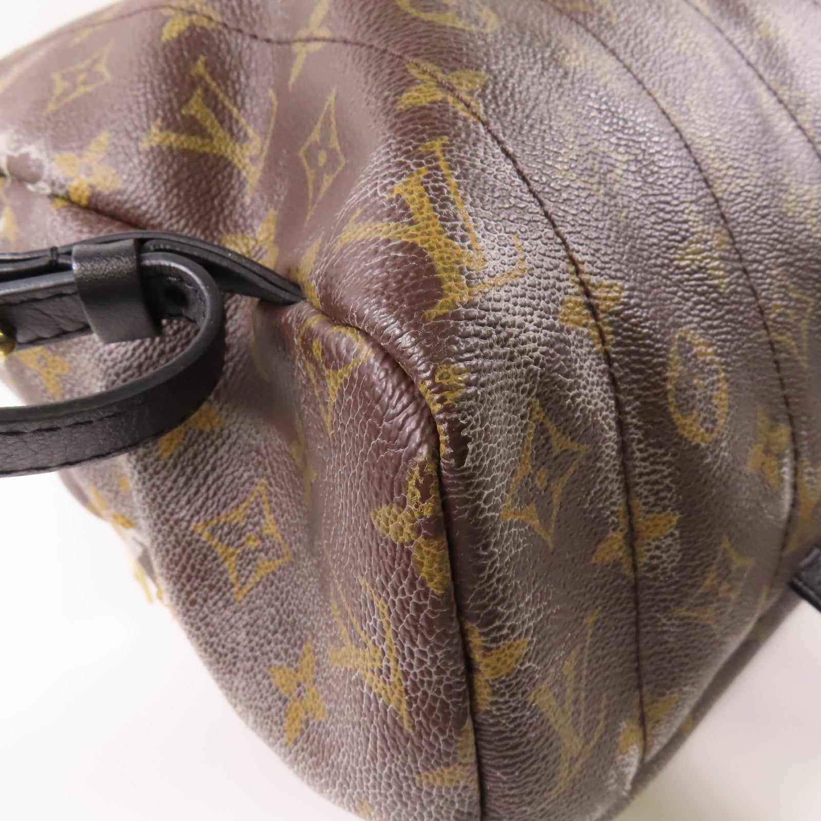 LOUIS VUITTON 塗層帆布Palm Springs MM金扣背包