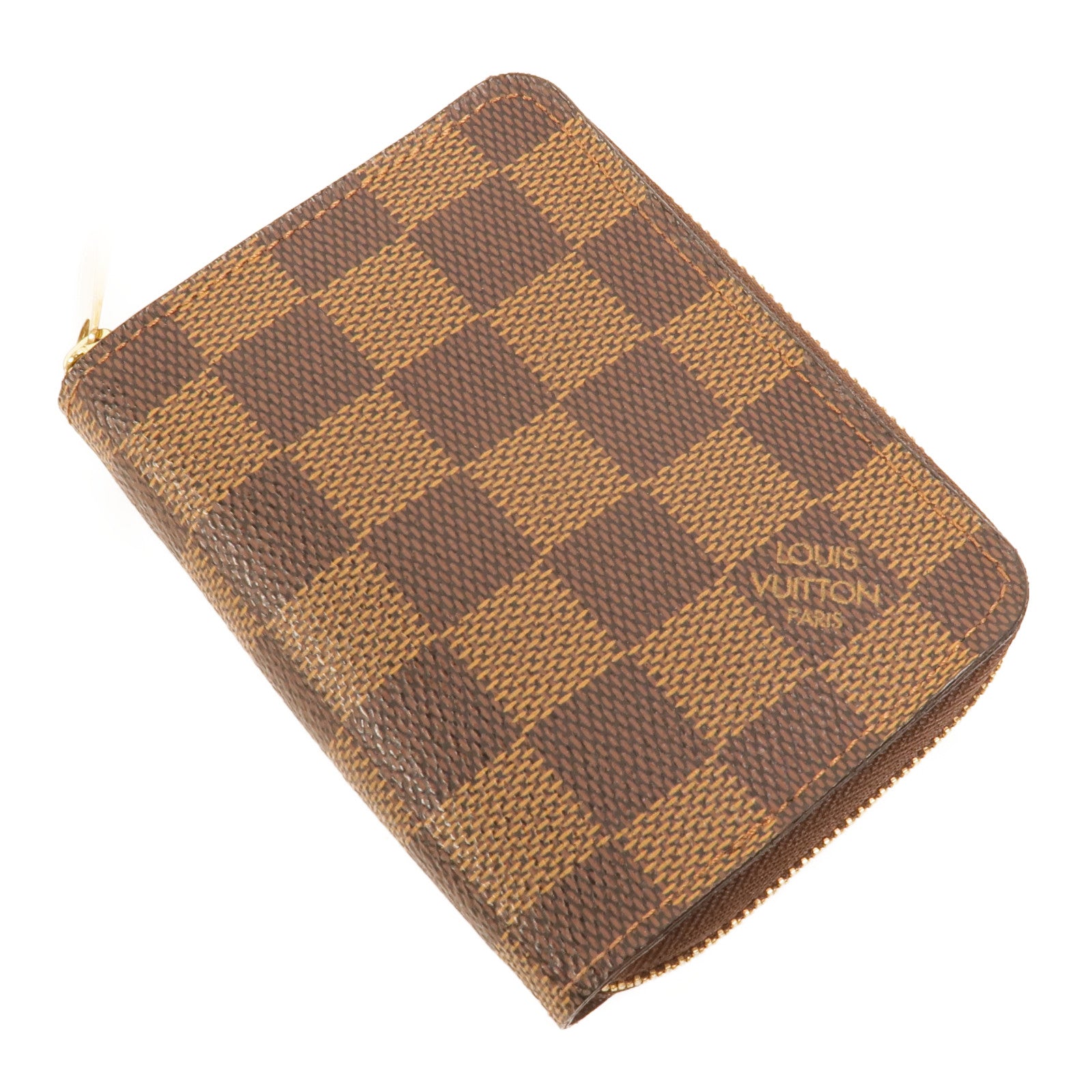 LOUIS VUITTON Damier Zippy Coin Purse金扣零錢包