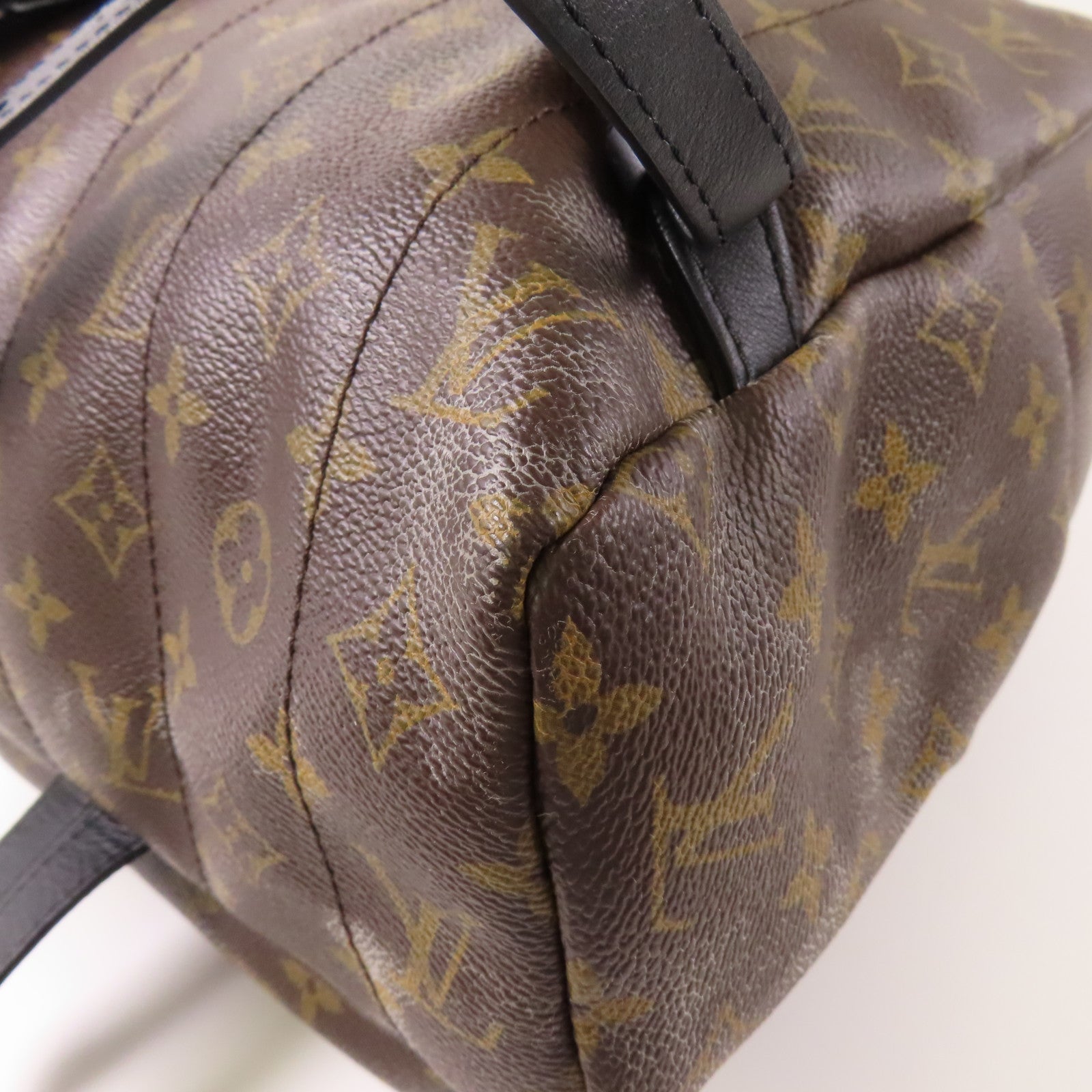 LOUIS VUITTON 塗層帆布Palm Springs MM金扣背包