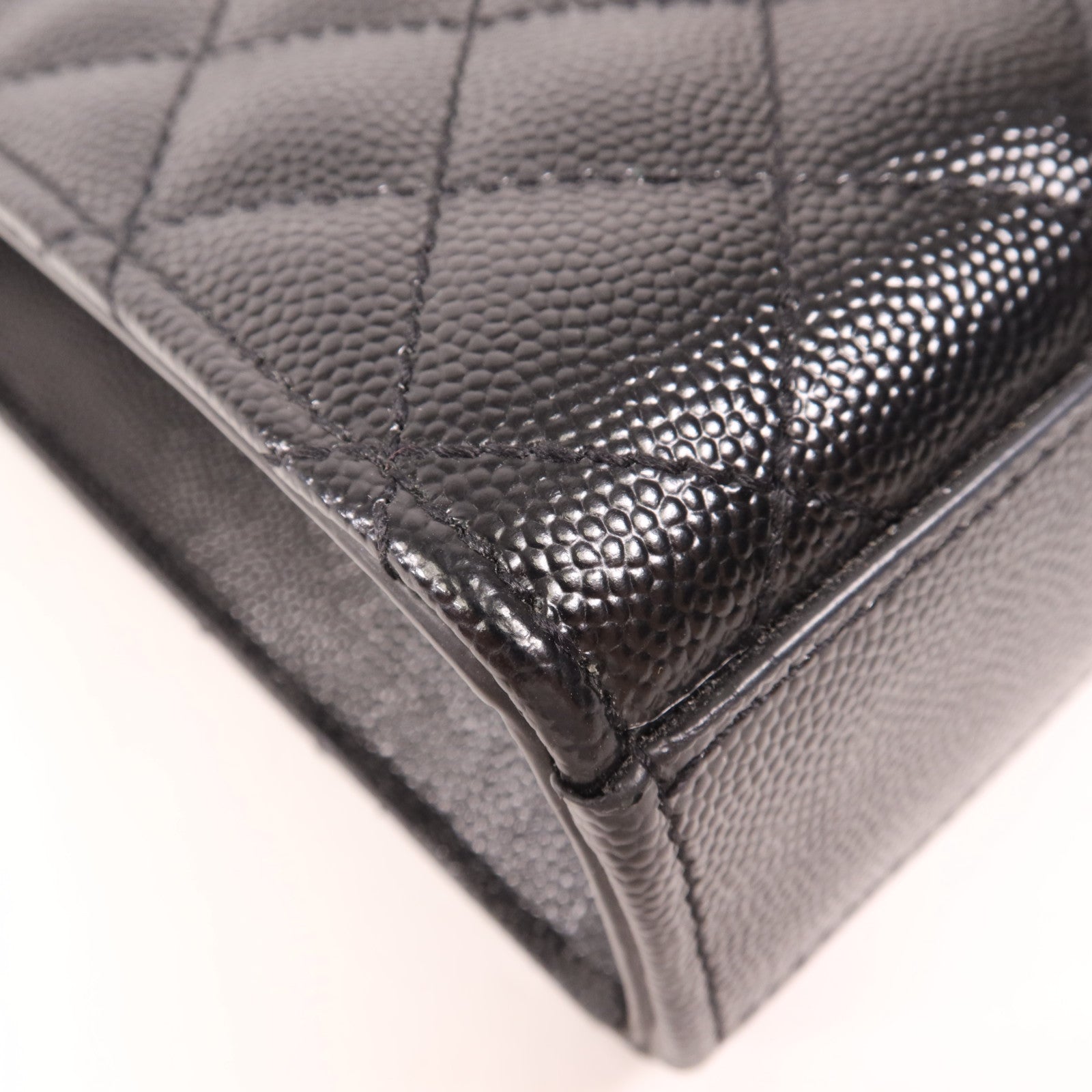 SAINT LAURENT 牛皮皮革Envelope Medium金扣肩背袋