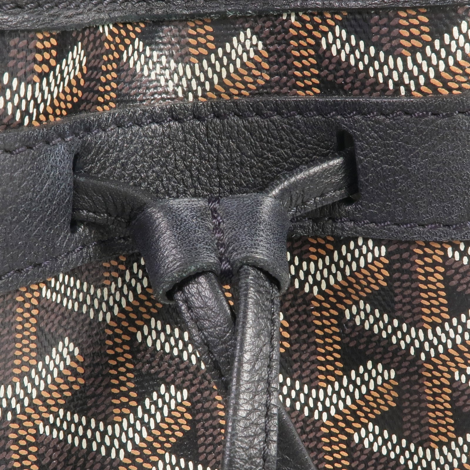 GOYARD 塗層帆布Petit Flot Bucket銀扣肩背袋