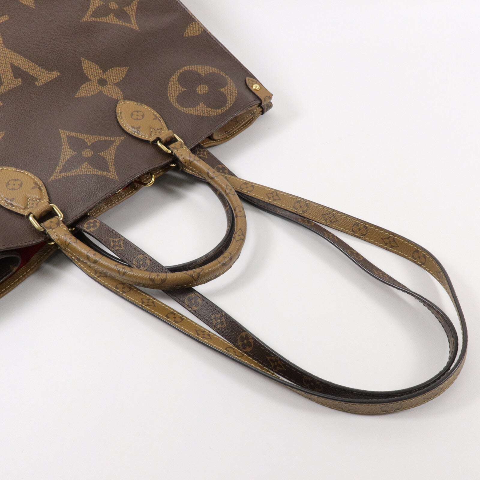 LOUIS VUITTON Monogram Giant Reverse On The Go GM手挽肩背兩用袋
