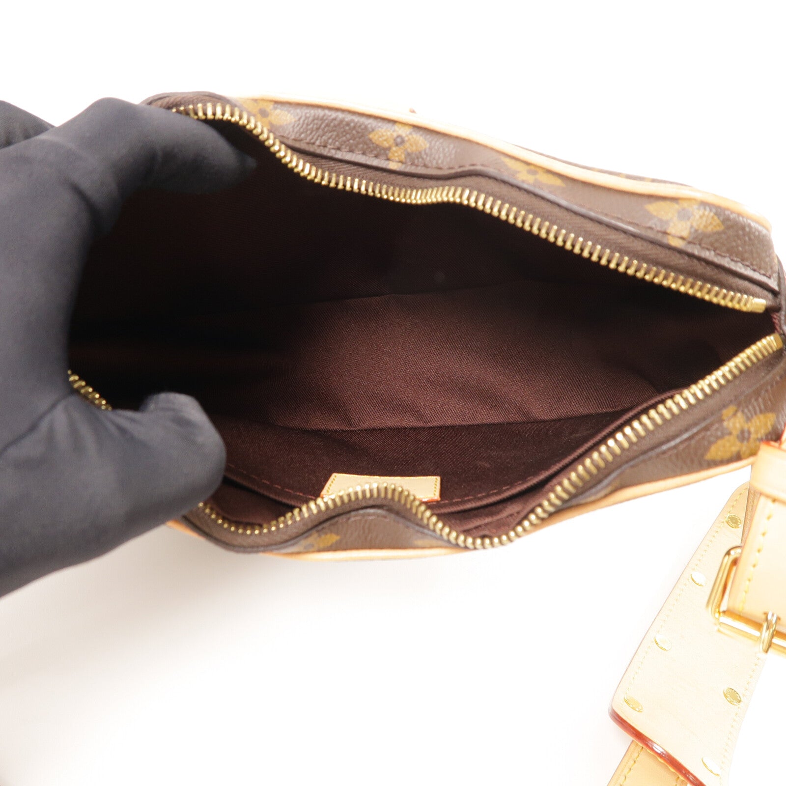 LOUIS VUITTON Monogram Croissant MM金扣手挽肩背兩用袋
