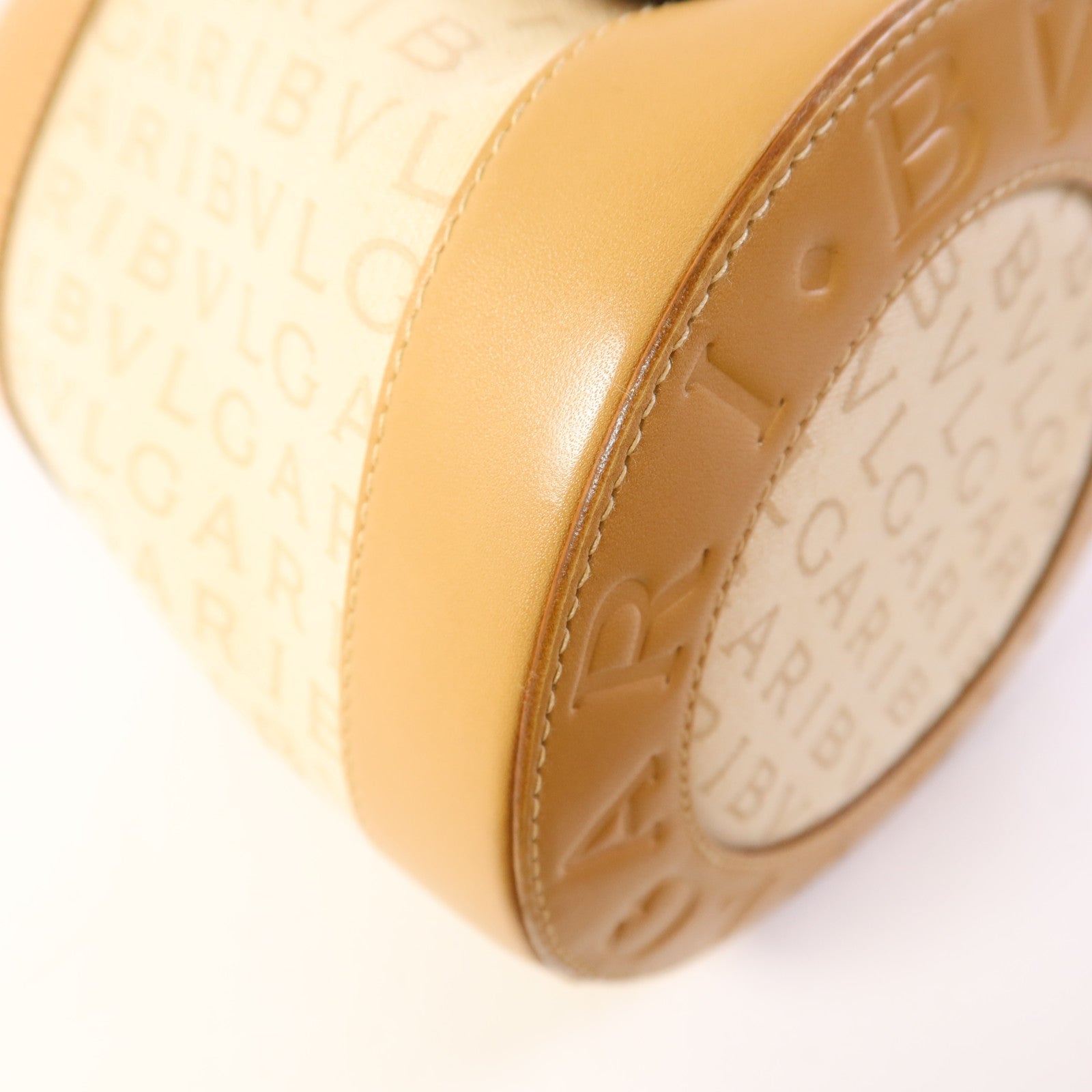 BVLGARI 帆布B Zero Shoulder Bag金扣手挽袋