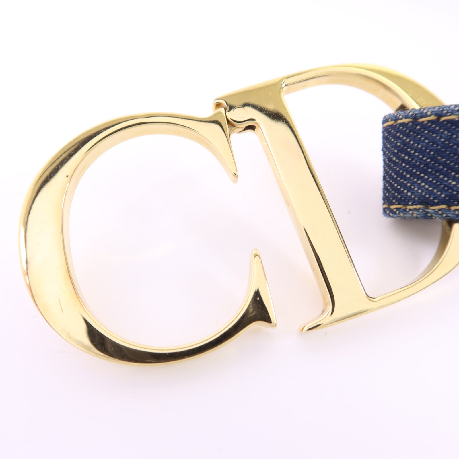 Dior 牛仔布/金屬Belt皮帶