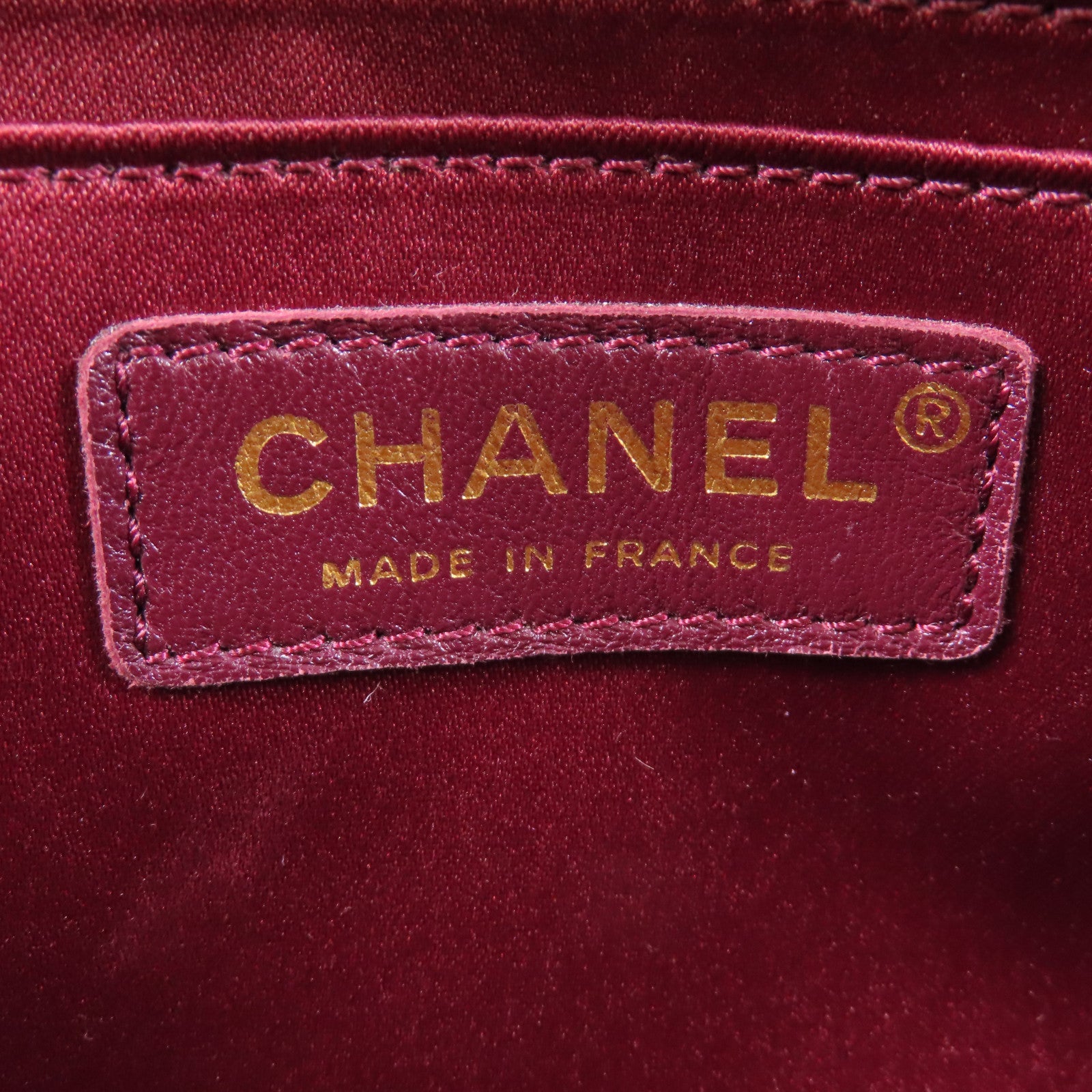 CHANEL 菱格羊皮皮革Chain Shoulder金扣鏈帶肩背袋黑色