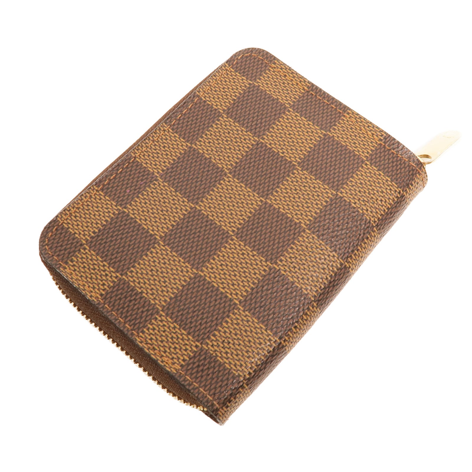 LOUIS VUITTON Damier Zippy Coin Purse金扣零錢包