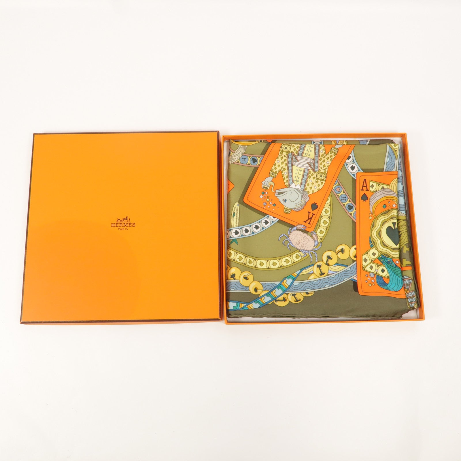 HERMES 絲質Scarf 90x90絲巾