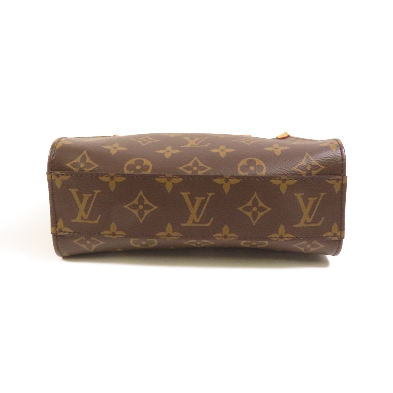 LOUIS VUITTON Monogram Sac Plat BB金扣手挽肩背兩用袋