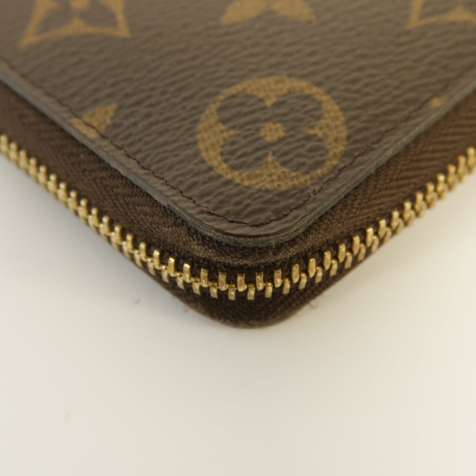 LOUIS VUITTON 【激減優惠】Monogram Clemence Long Wallet金扣長錢包棕色/紅色