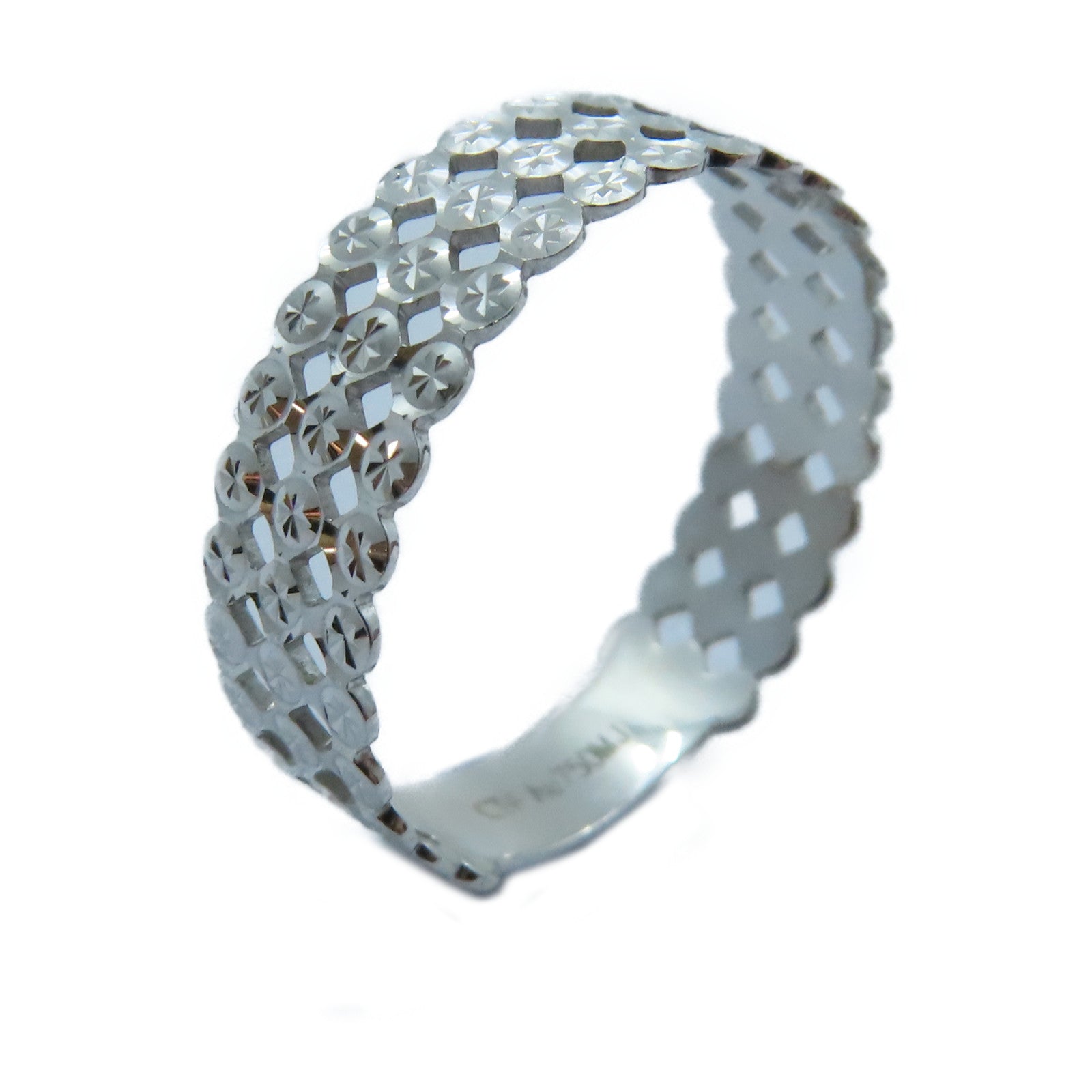 JEWELRY 【激減優惠】18K白金Ring戒指US#7
