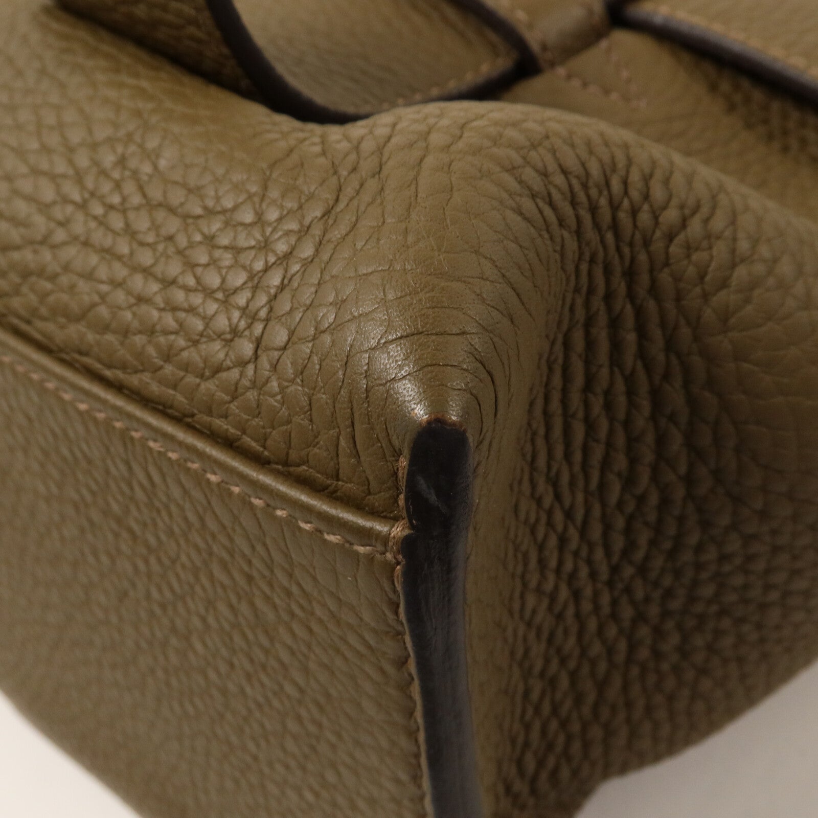 HERMES Clemence皮革Alfred 35肩背袋Cacao