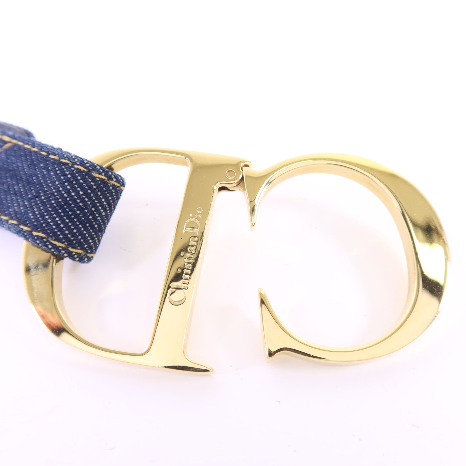 Dior 牛仔布/金屬Belt皮帶