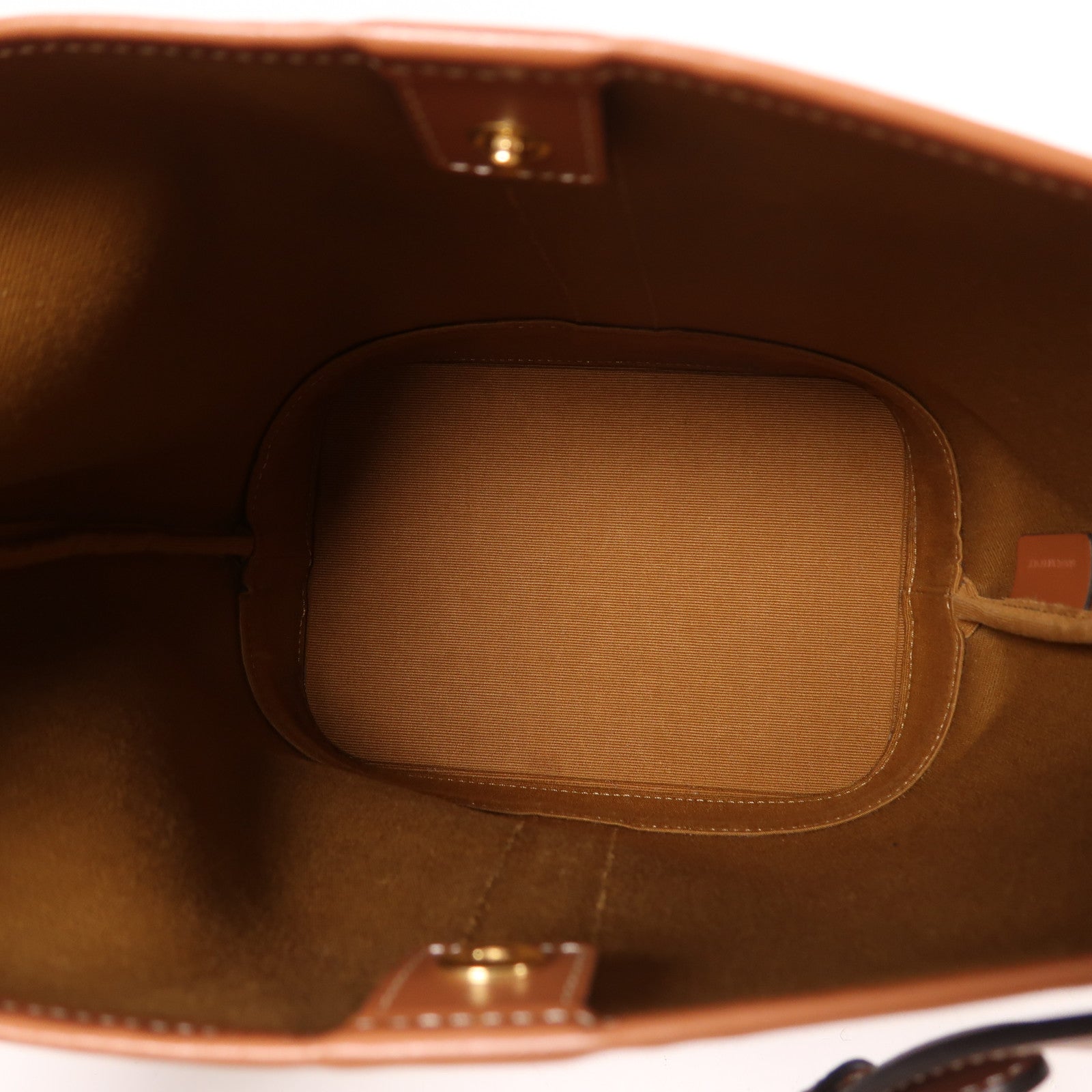 CELINE 塗層帆布Triomphe Bucket金扣肩背袋