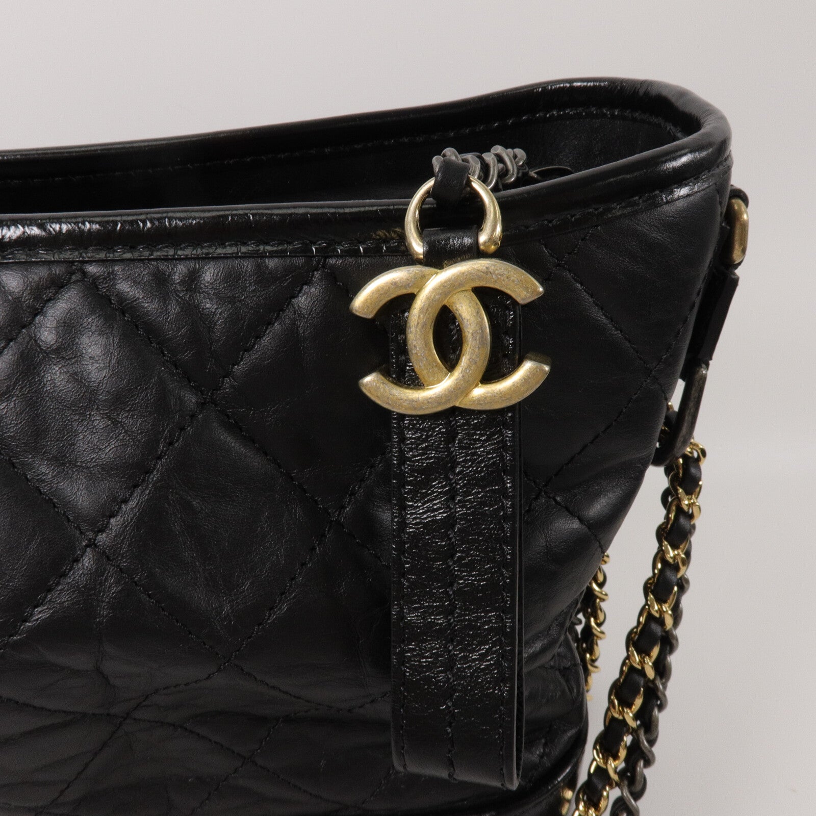 CHANEL 牛皮皮革Gabrielle Large肩背袋