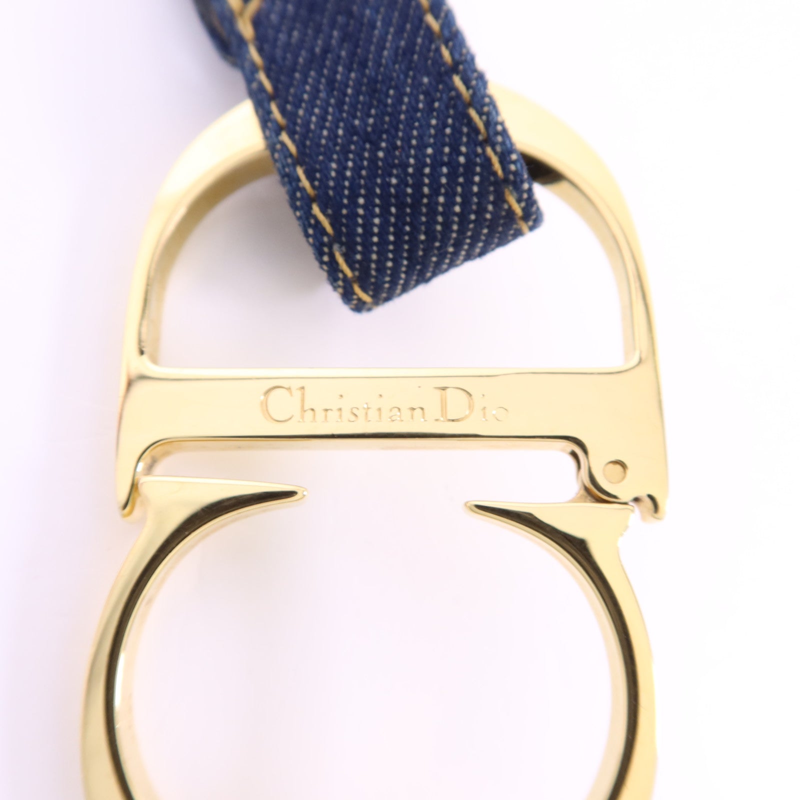 Dior 牛仔布/金屬Belt皮帶