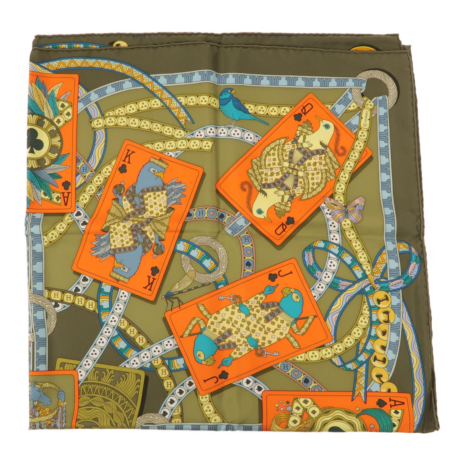 HERMES 絲質Scarf 90x90絲巾