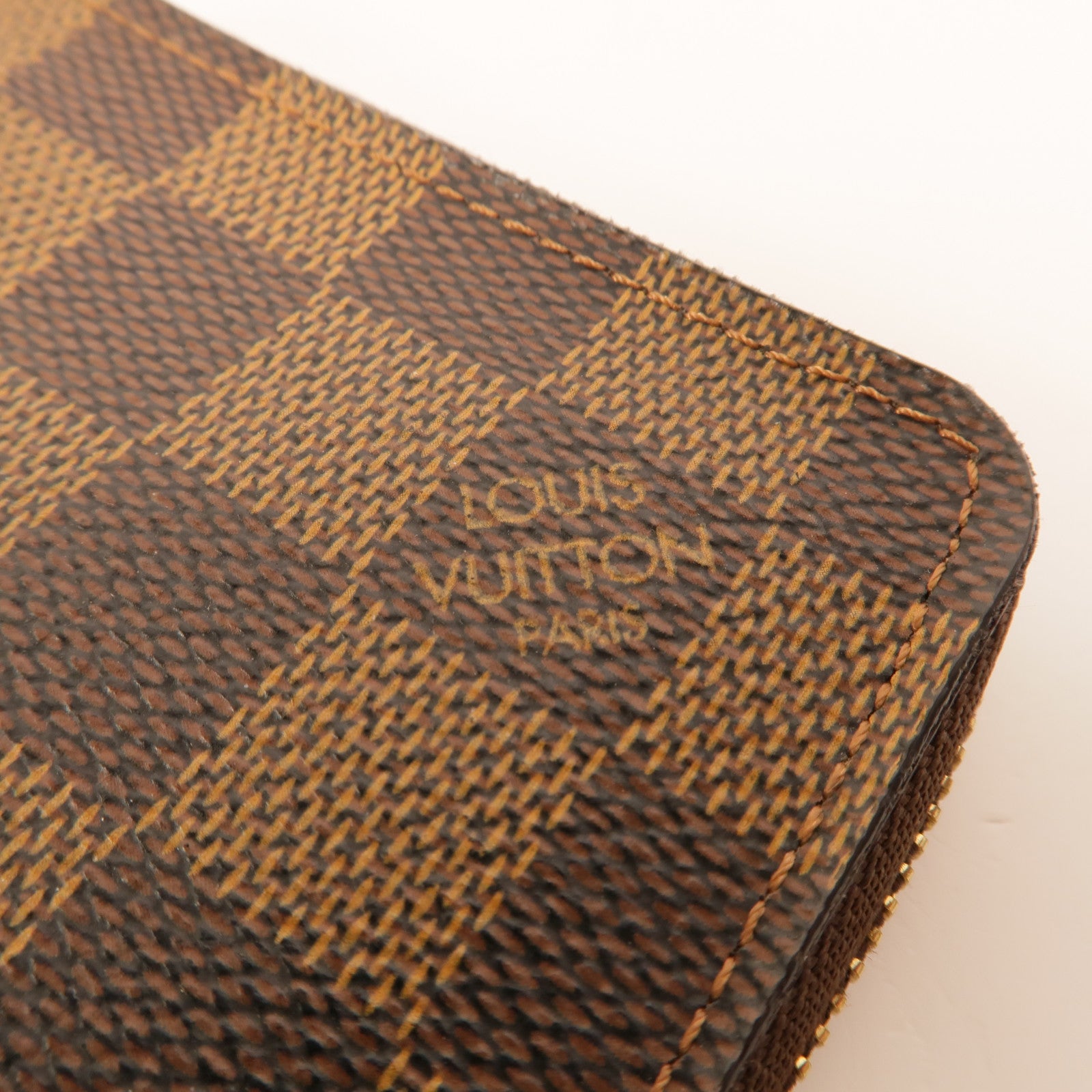 LOUIS VUITTON Damier Zippy Coin Purse金扣零錢包