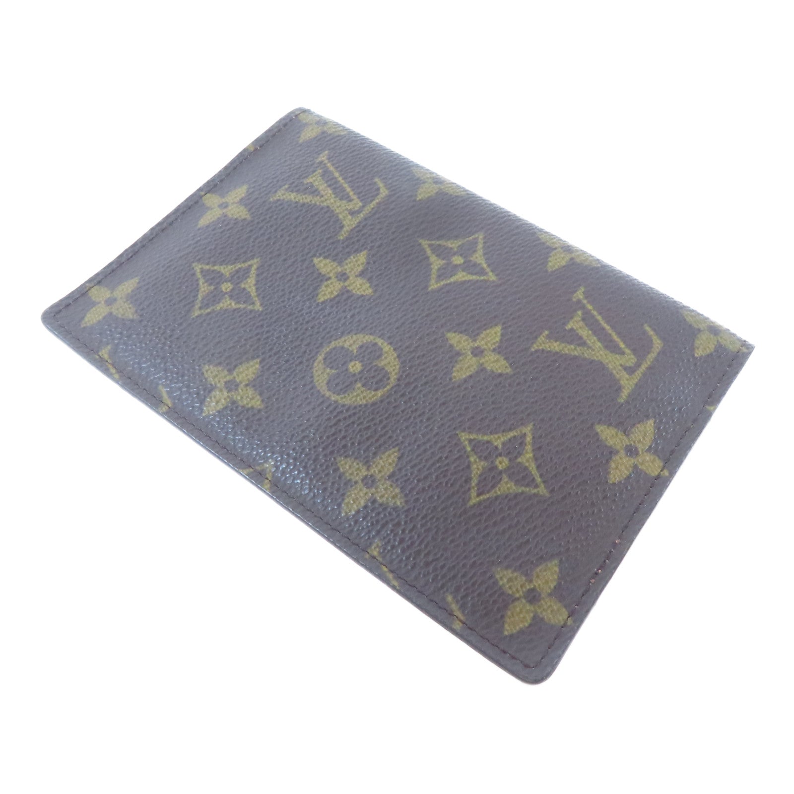 LOUIS VUITTON Monogram Passport Cover護照套啡色