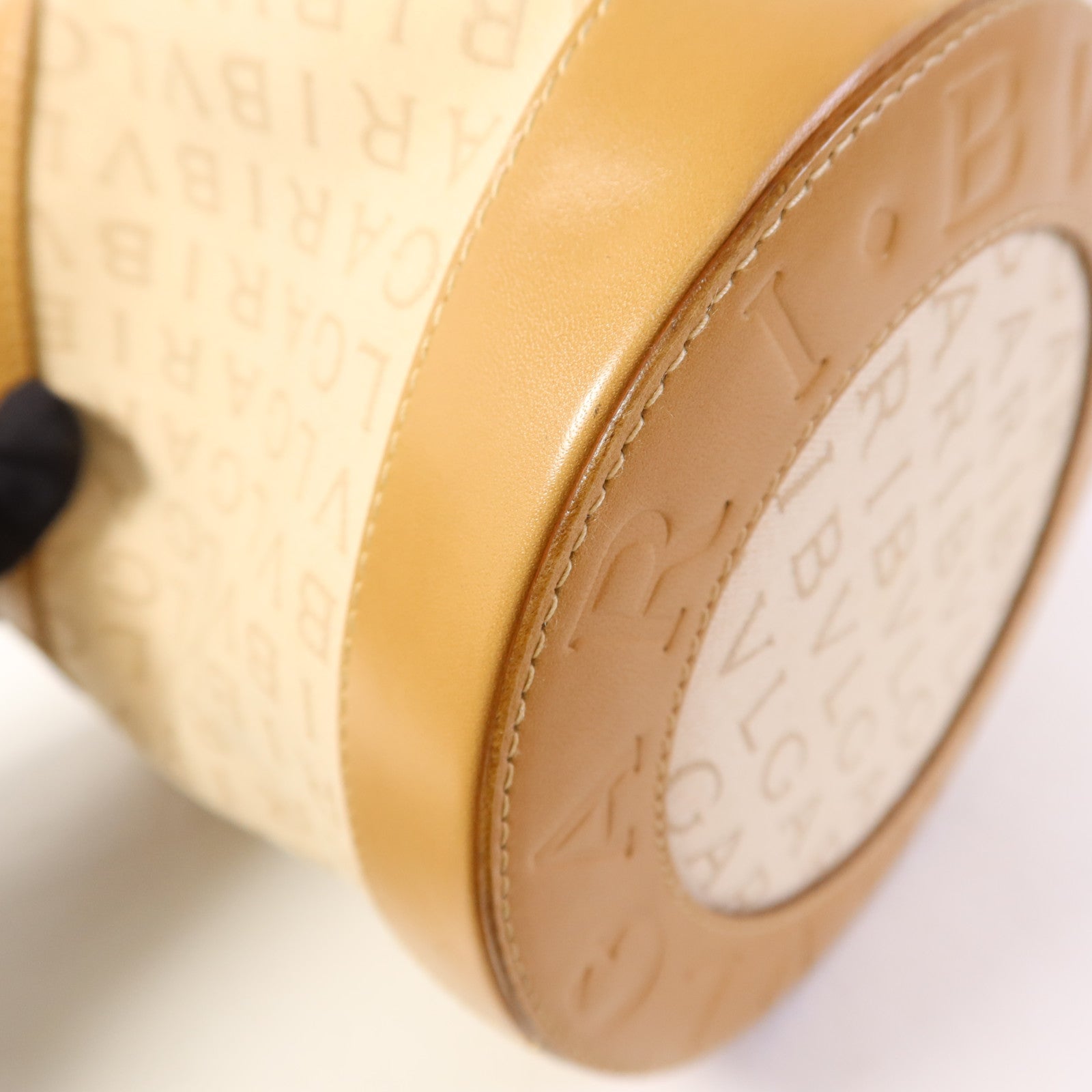 BVLGARI 帆布B Zero Shoulder Bag金扣手挽袋