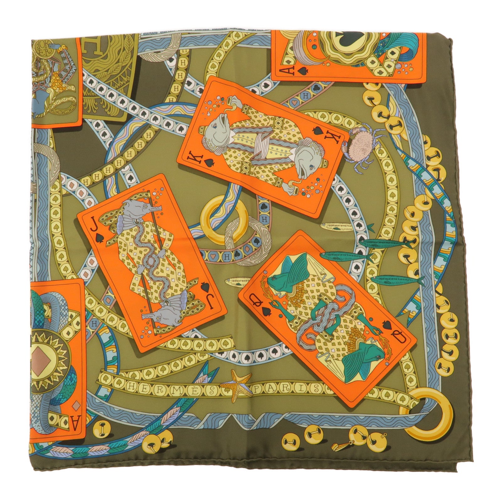 HERMES 絲質Scarf 90x90絲巾