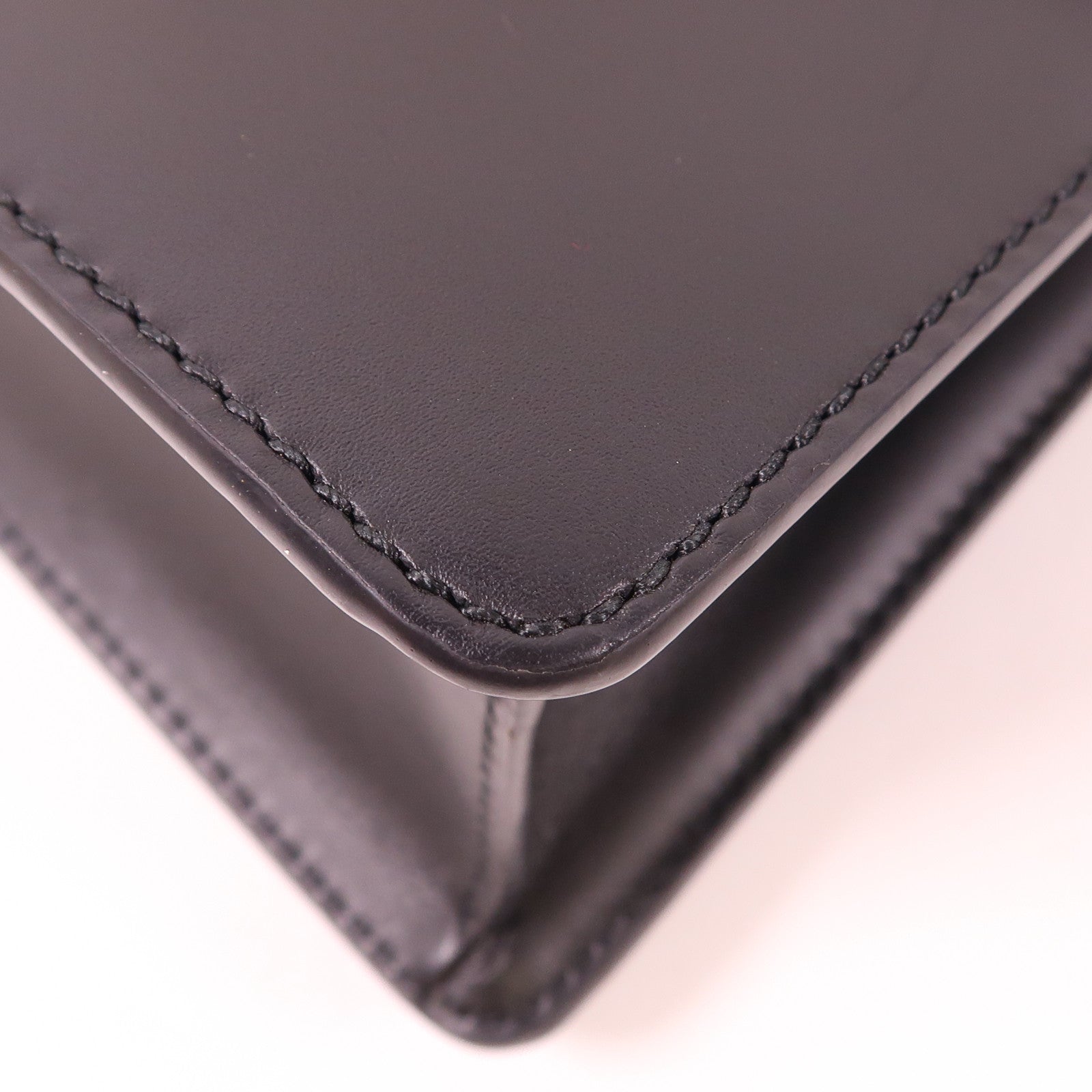 GUCCI 牛皮皮革Sylvie S金扣手挽肩背兩用袋