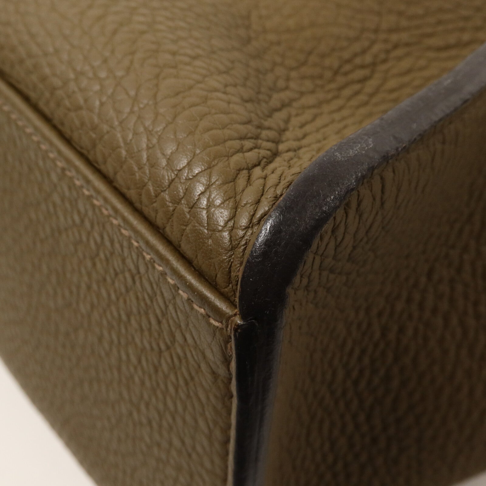 HERMES Clemence皮革Alfred 35肩背袋Cacao