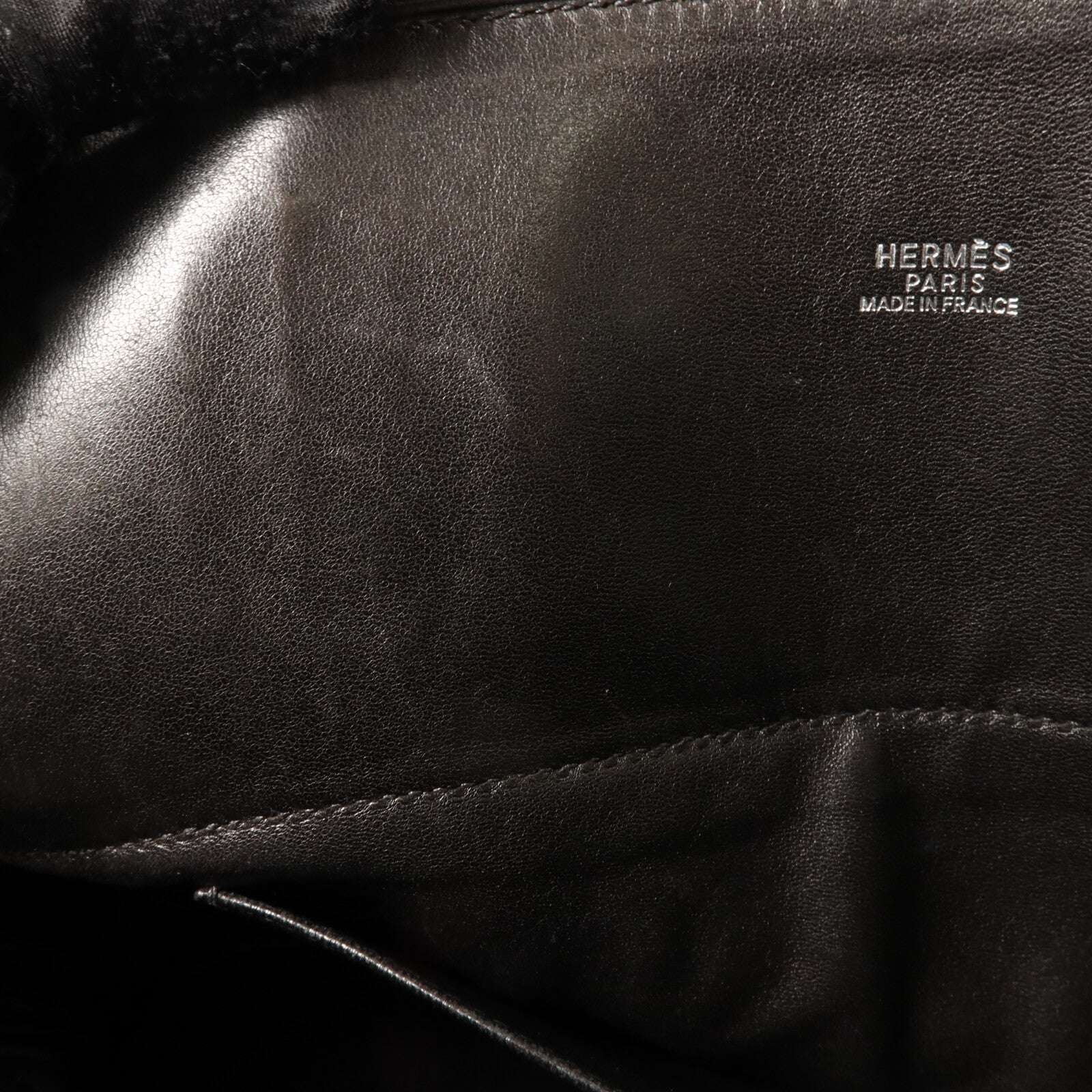 HERMES Clemence皮革Bolide 31手挽袋Noir