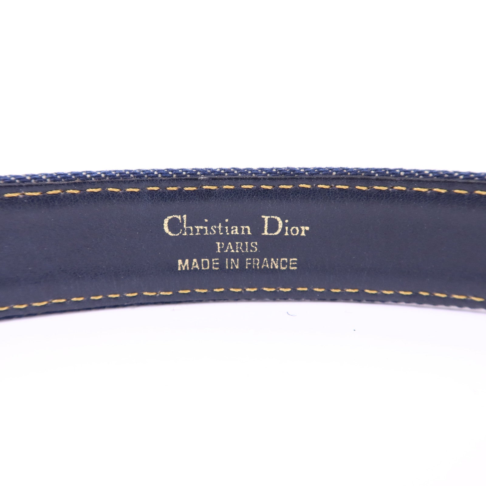 Dior 牛仔布/金屬Belt皮帶