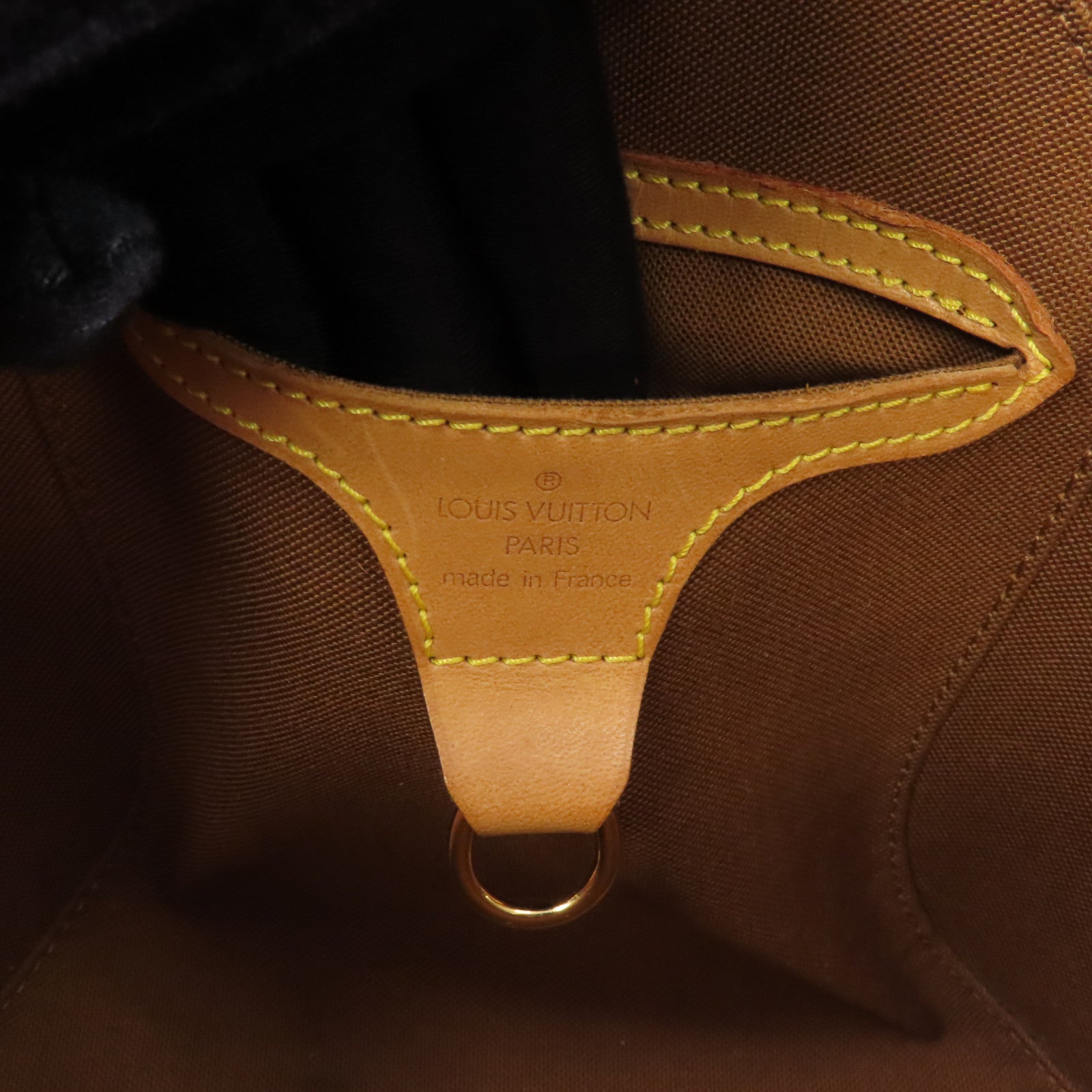 LOUIS VUITTON Monogram Ellipse PM金扣手挽袋啡色
